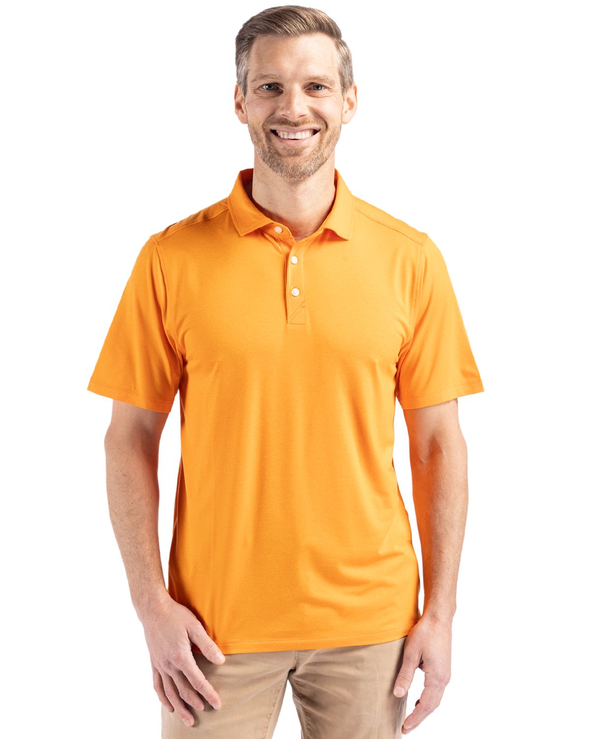 Cutter & Buck Coastline Recycled Double Peached Mens Polo - MCK01327