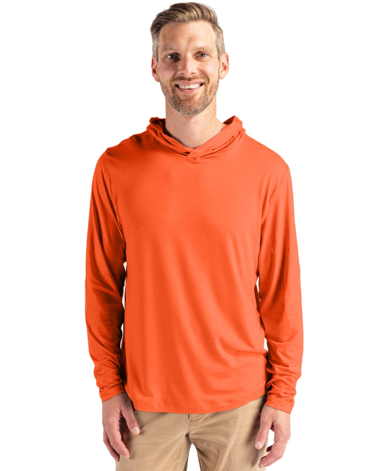 Cutter & Buck Coastline Recycled Double Peached Mens Hooded Pullover - MCK01330