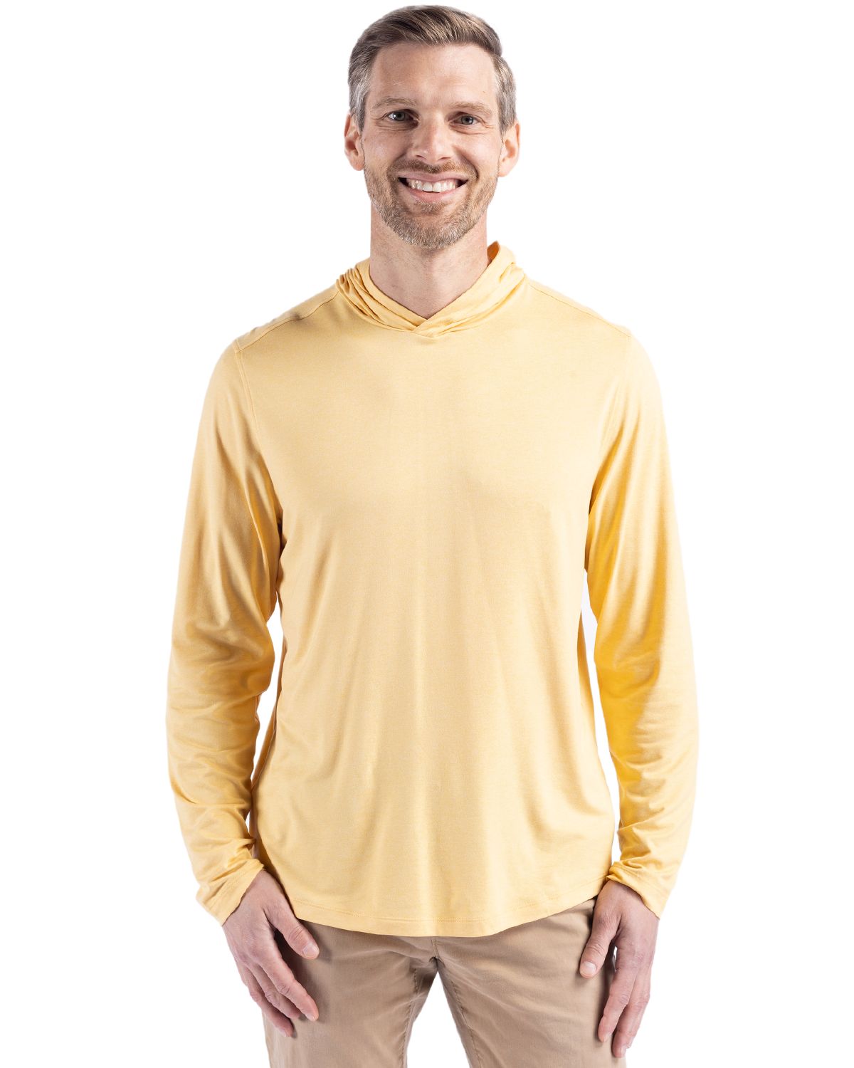 Cutter & Buck Coastline Recycled Double Peached Mens Hooded Pullover - MCK01330