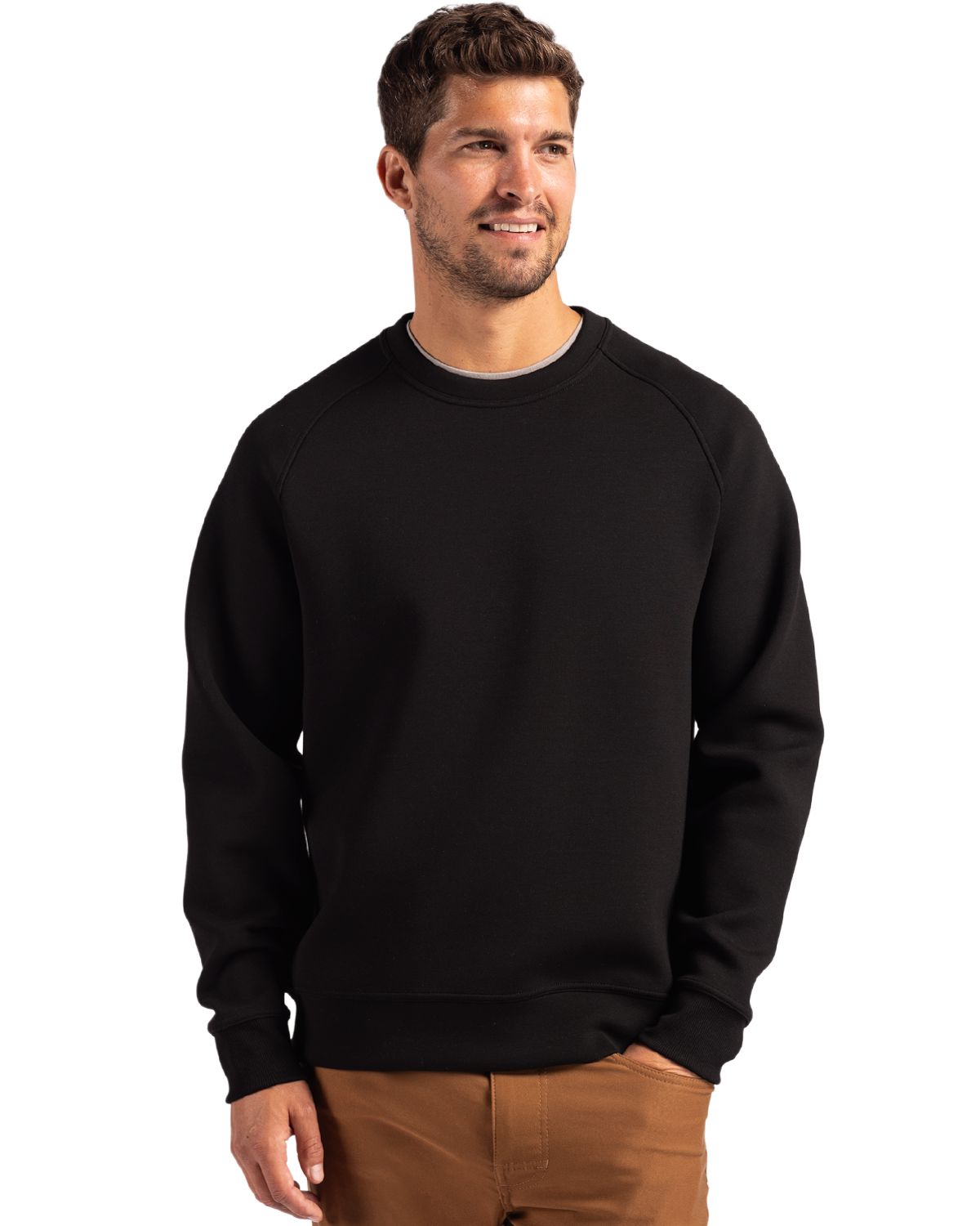 Cutter & Buck Roam Recycled Buttery-Soft Knit Mens Crew Neck Pullover - MCK01340