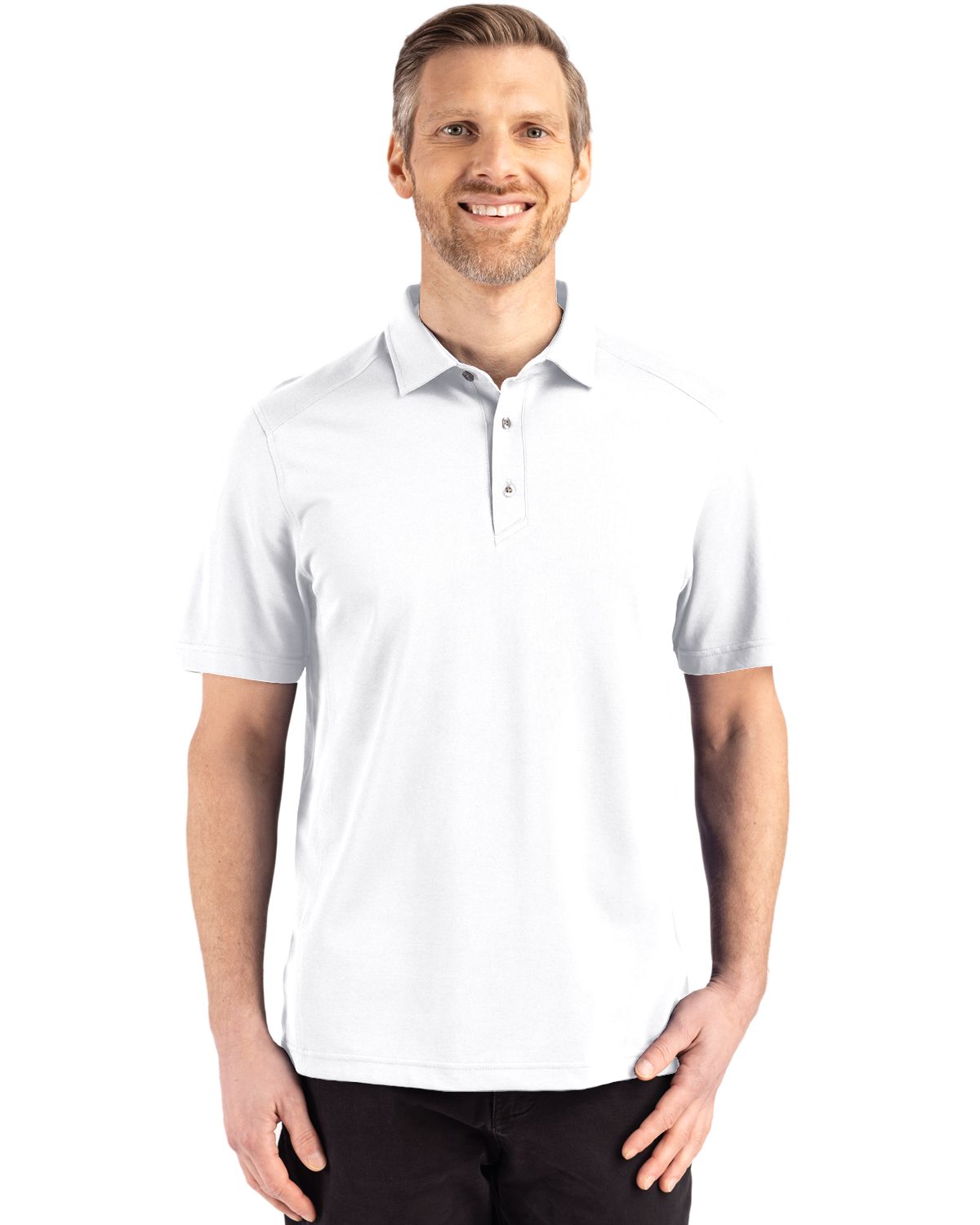 Cutter & Buck Advantage Refresh RecycledCotton-Blend PiqueMens Polo - MCK01358