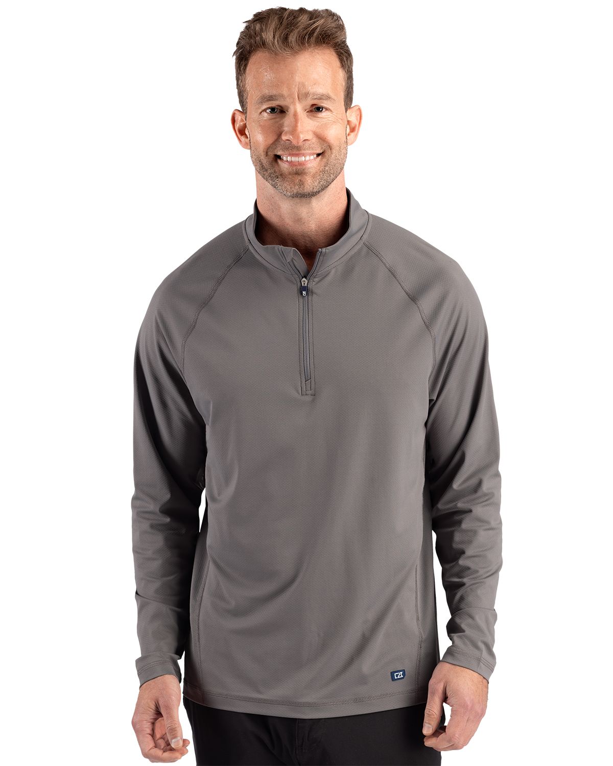Cutter & Buck Prospect Recycled Featherlight Stretch Mens Quarter Zip - MCK01364
