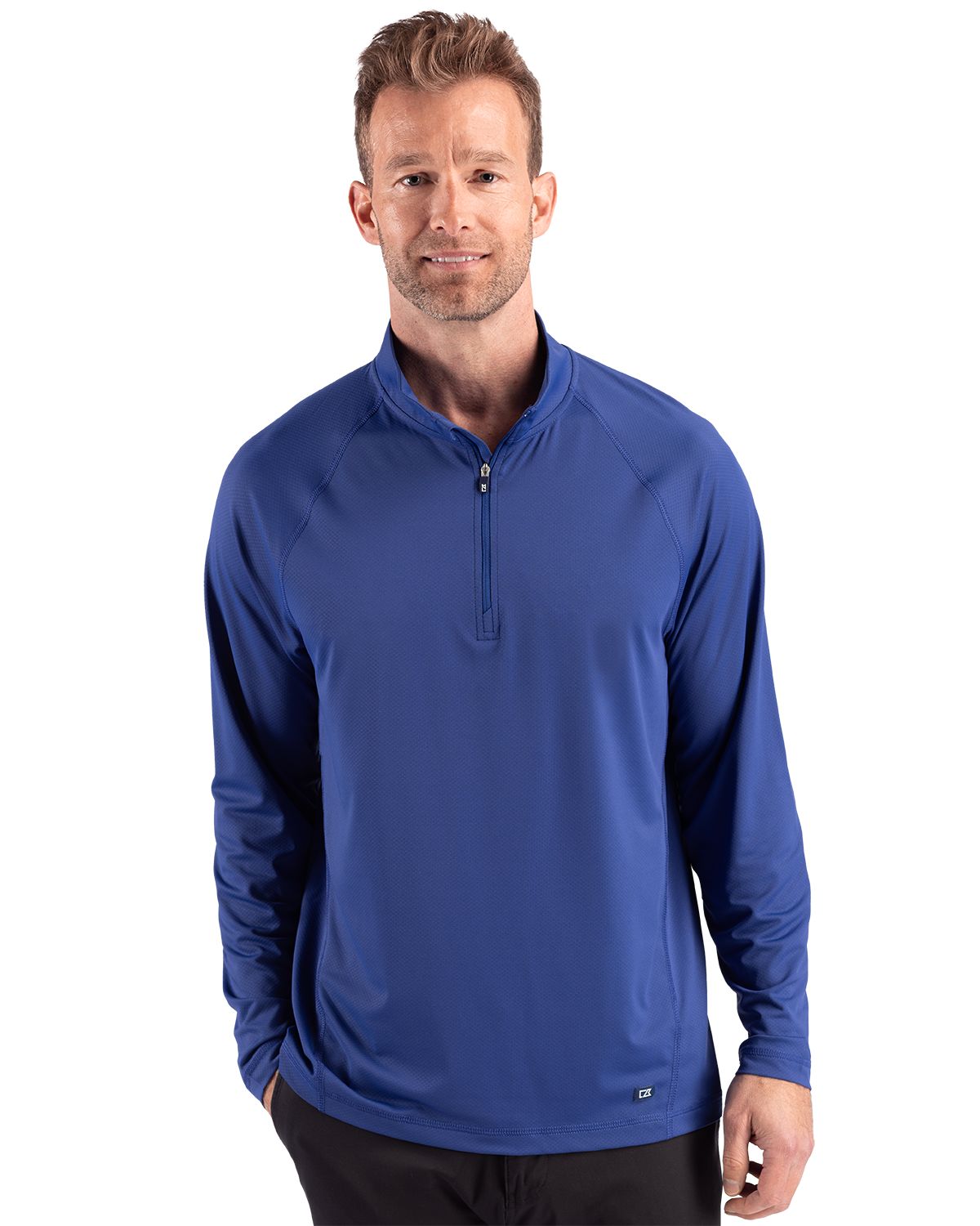 Cutter & Buck Prospect Recycled Featherlight Stretch Mens Quarter Zip - MCK01364