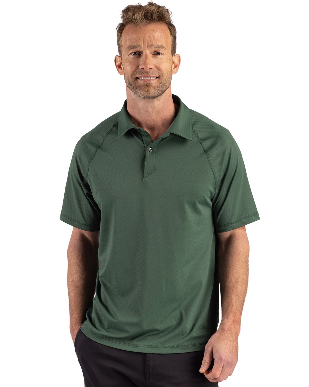 Cutter & Buck Prospect Recycled Featherlight Stretch Mens Sport Polo - MCK01367