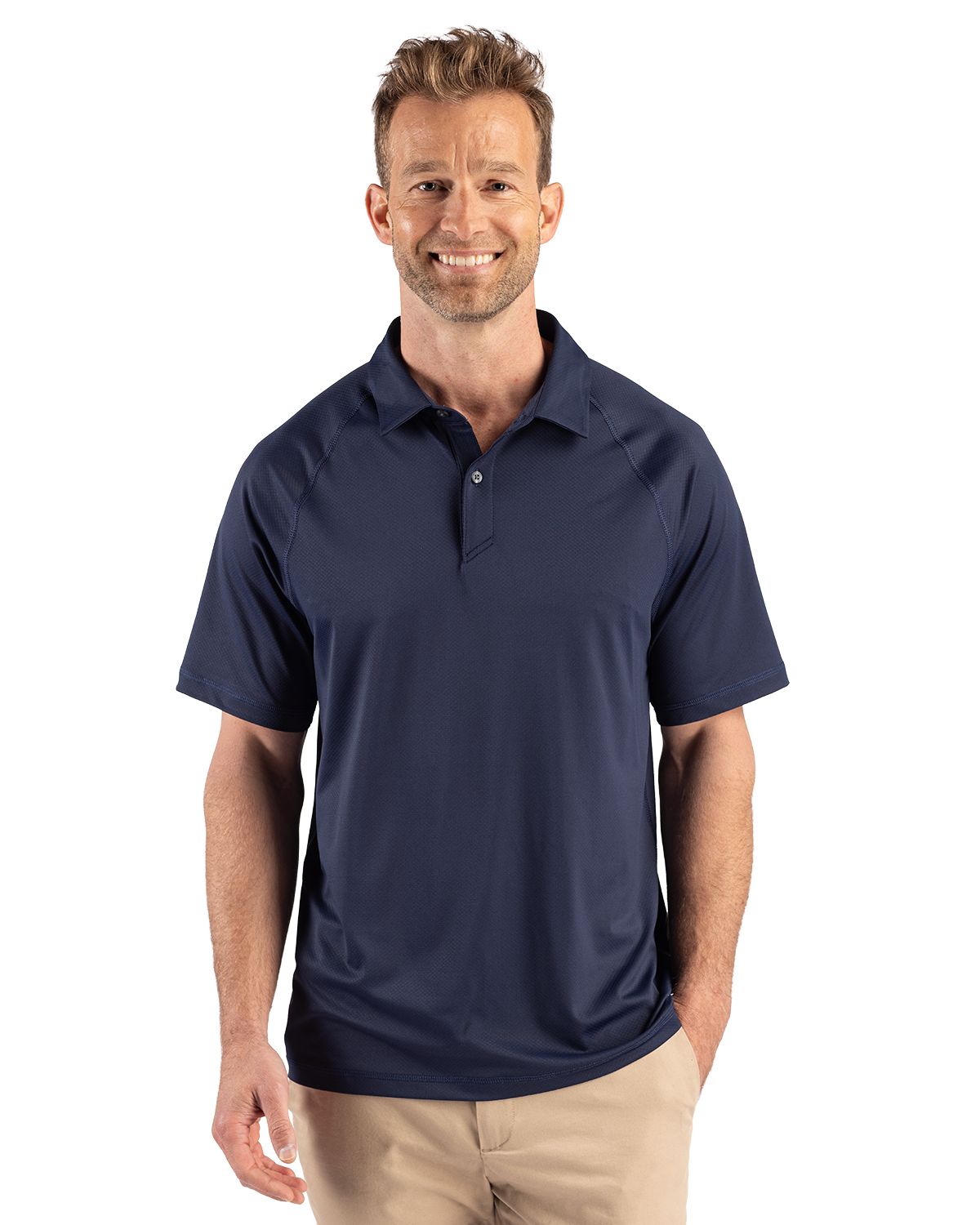 Cutter & Buck Prospect Recycled Featherlight Stretch Mens Big & Tall Sport Polo - BCK01367