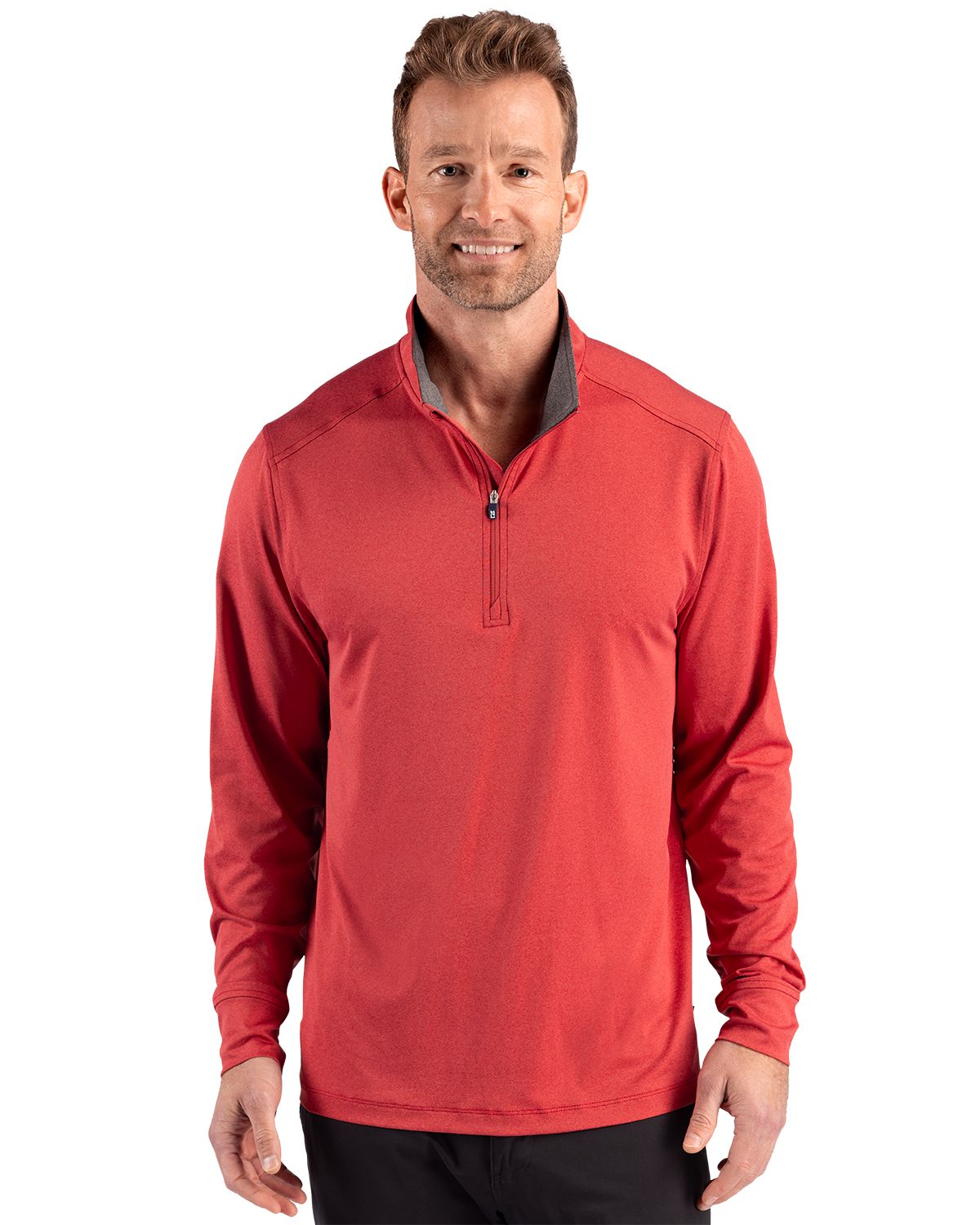 Cutter & Buck Forge Recycled Four-Way Stretch Mens Quarter Zip Pullover - MCK01373