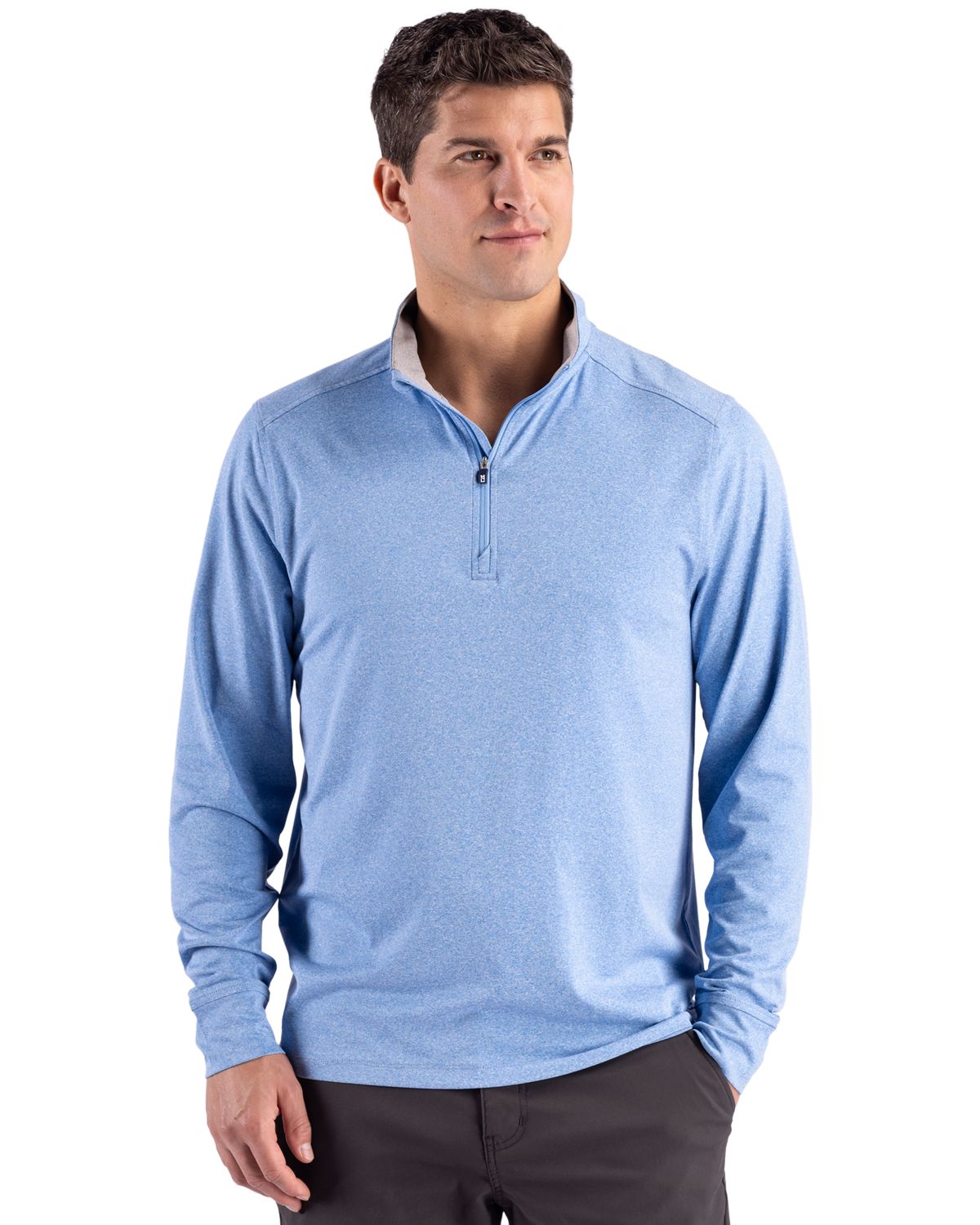 Cutter & Buck Forge Recycled Four-Way Stretch Mens Quarter Zip Pullover - MCK01373
