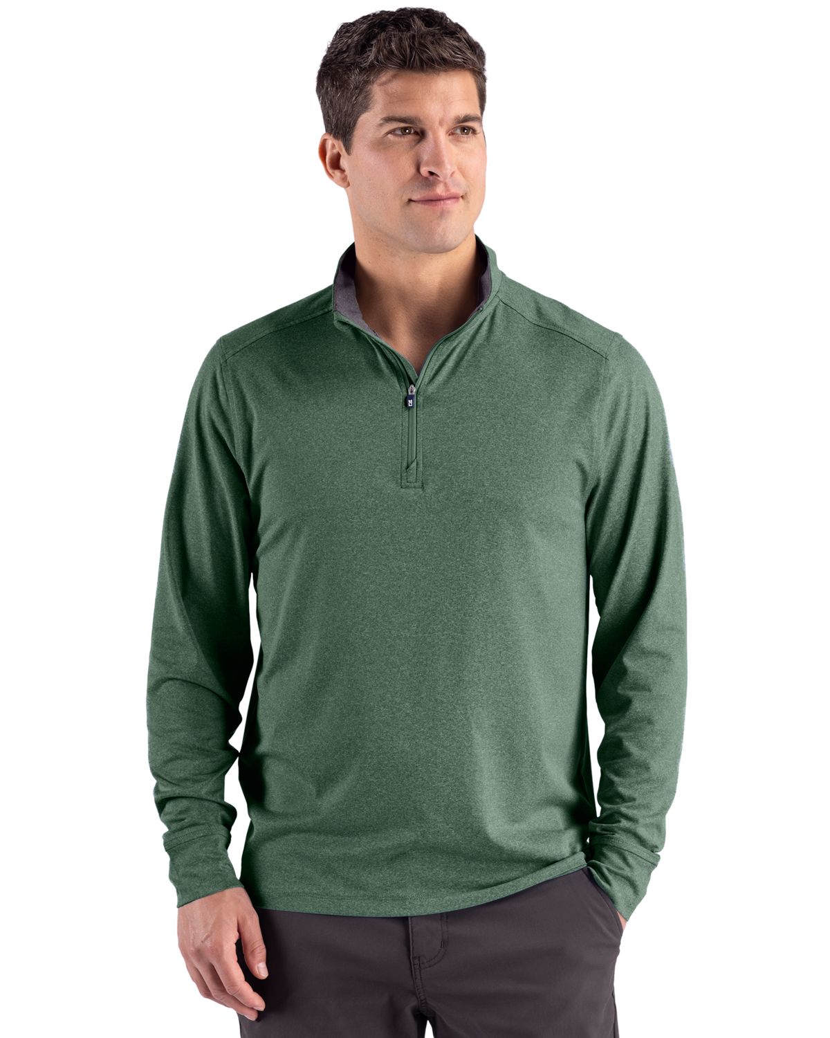 Cutter & Buck Forge Recycled Four-Way Stretch Mens Quarter Zip Pullover - MCK01373
