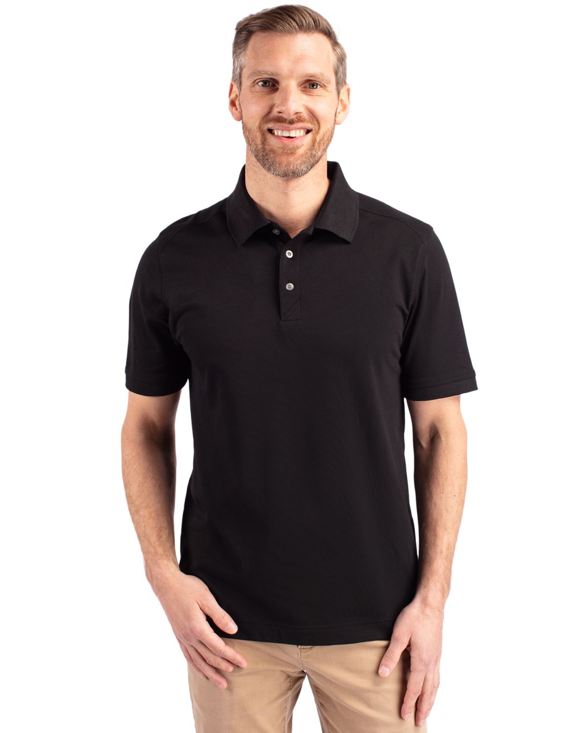 Cutter & Buck Advantage Epic Confidence Recycled Tri-Blend Pique Mens Big & Tall Polo - BCK09321