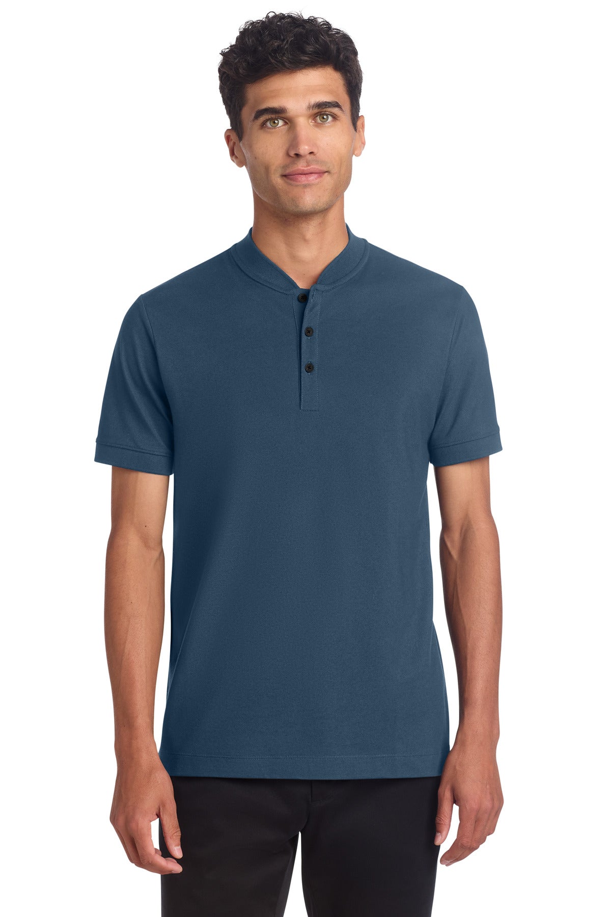 Mercer+Mettle ®  Stretch Pique Henley MM1008