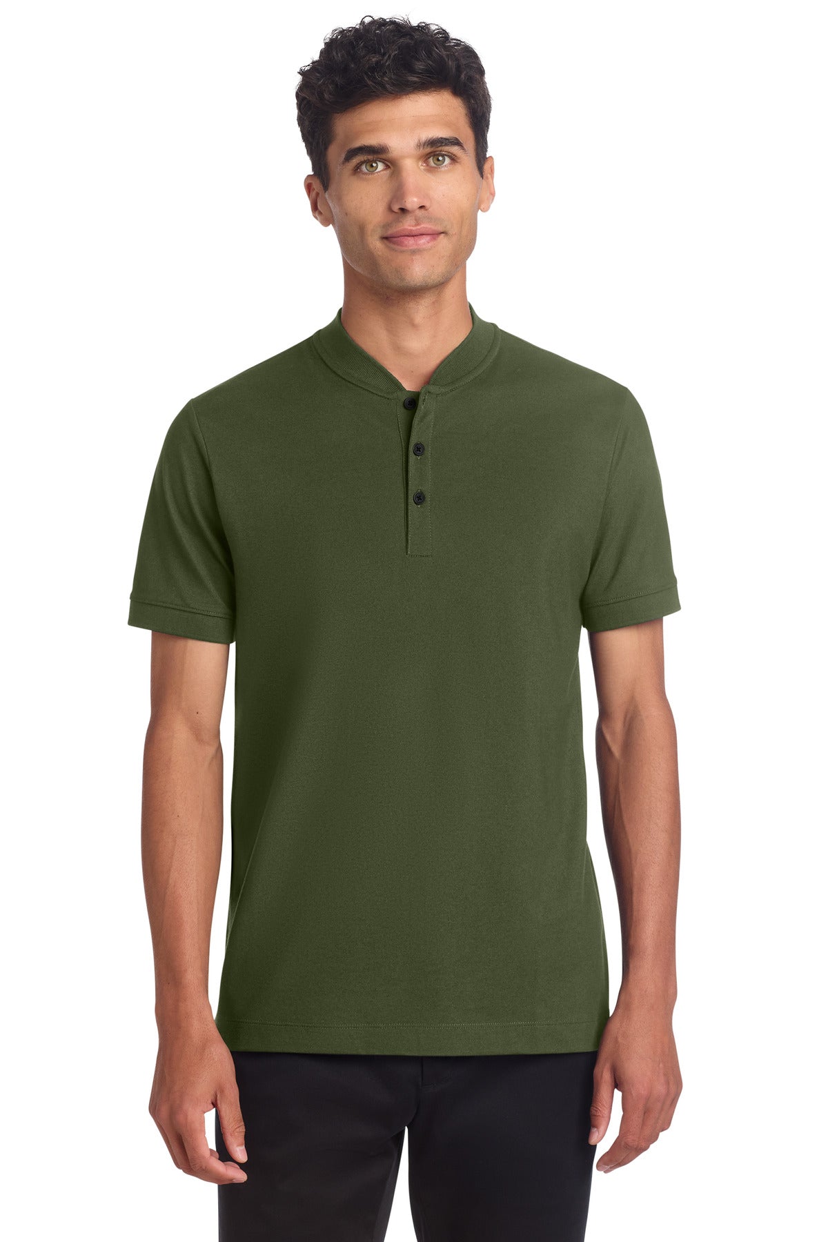 Mercer+Mettle ®  Stretch Pique Henley MM1008