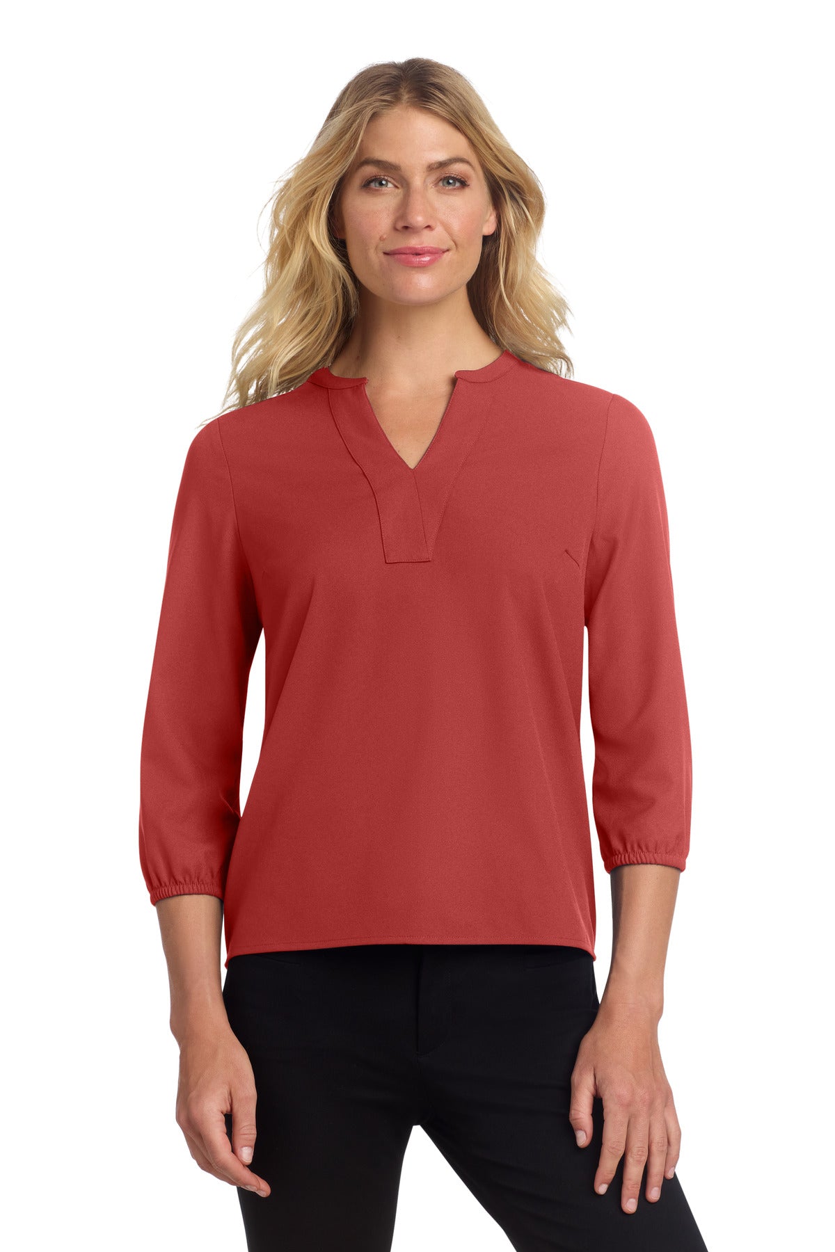 Mercer+Mettle ®  Women's Stretch Crepe 3/4-Sleeve Blouse MM2011