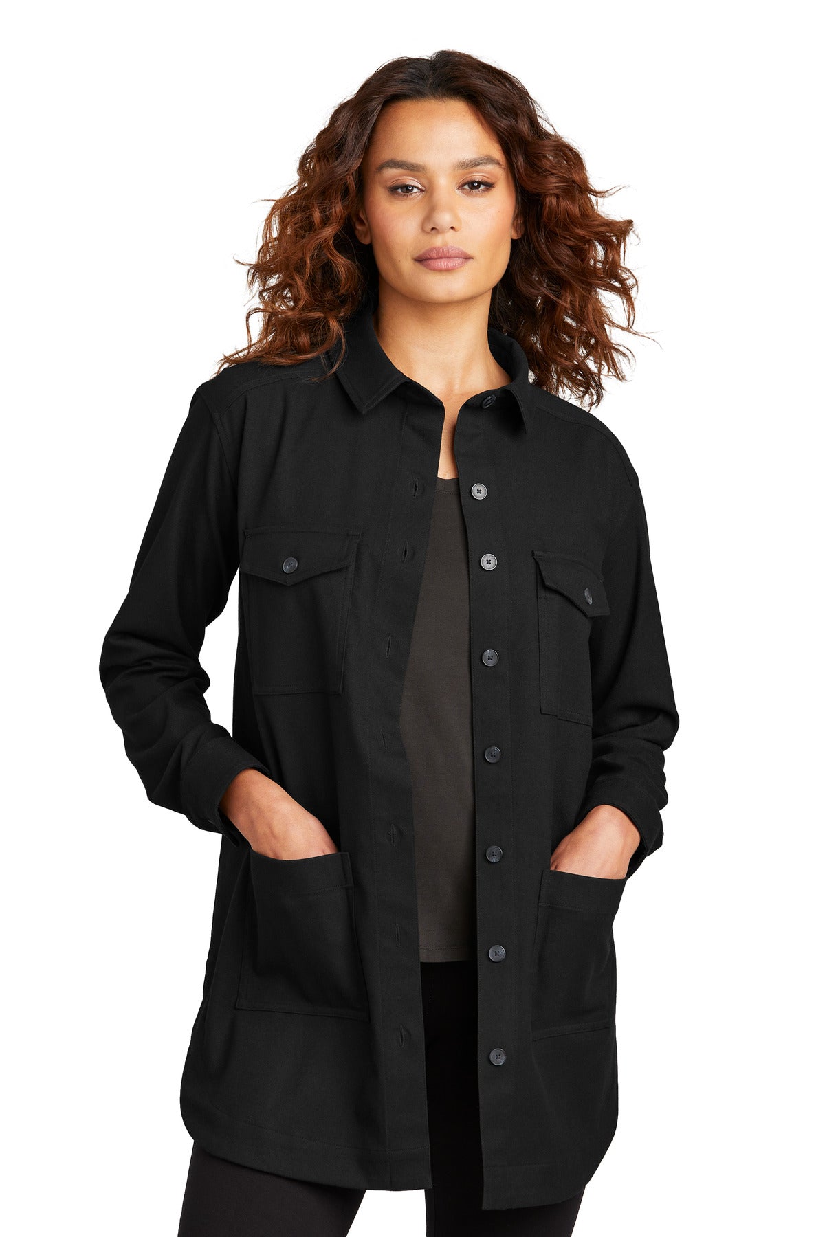 Mercer+Mettle ®  Women's Long Sleeve Twill Overshirt MM2021