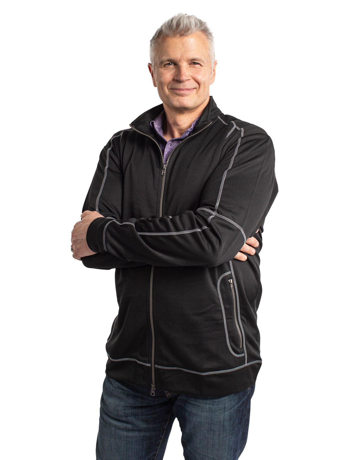 Clique Helsa Performance Knit Mens Full Zip - MQK00036