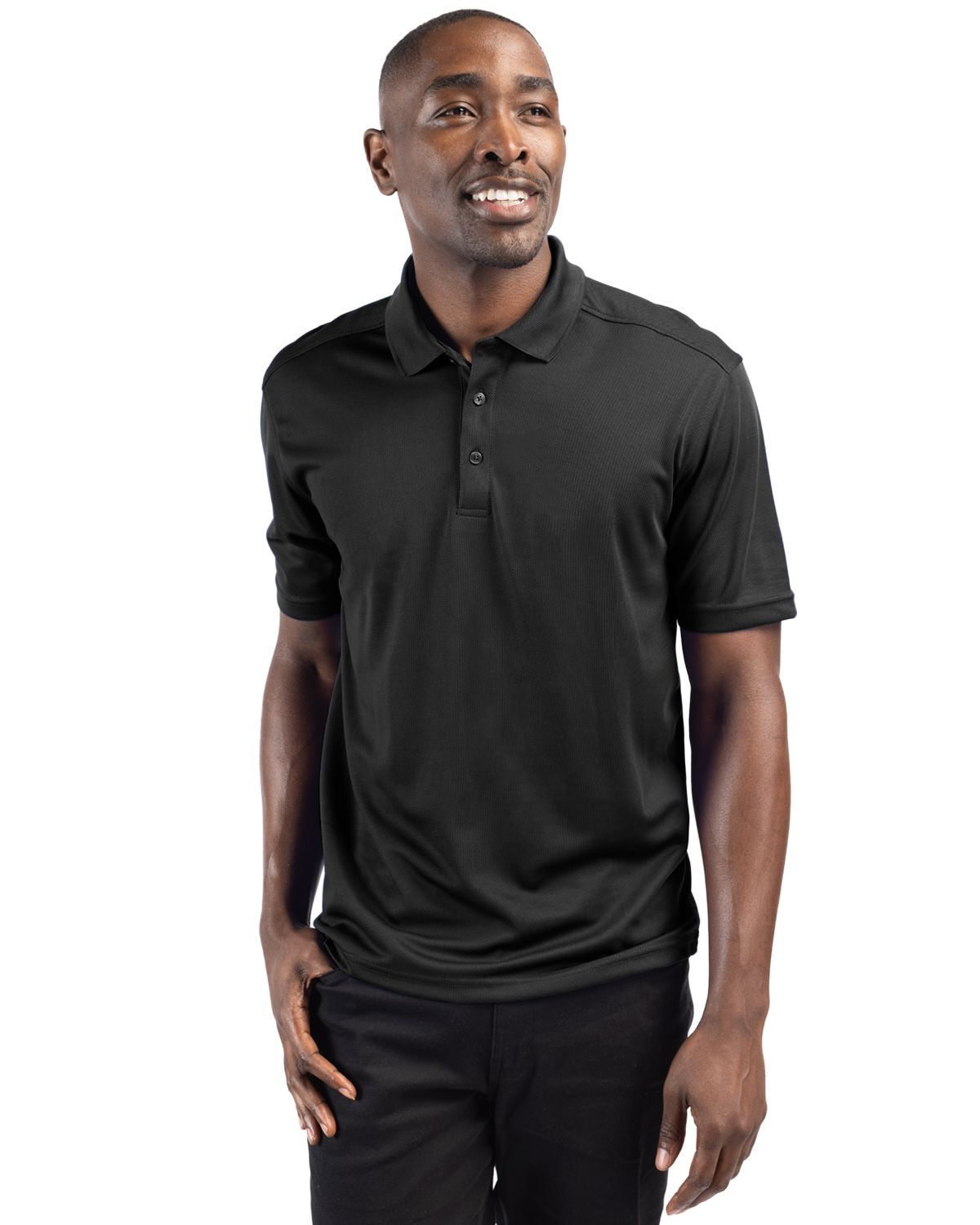 Clique Spin Solution-dyed Performance Pique Mens Polo - MQK00075