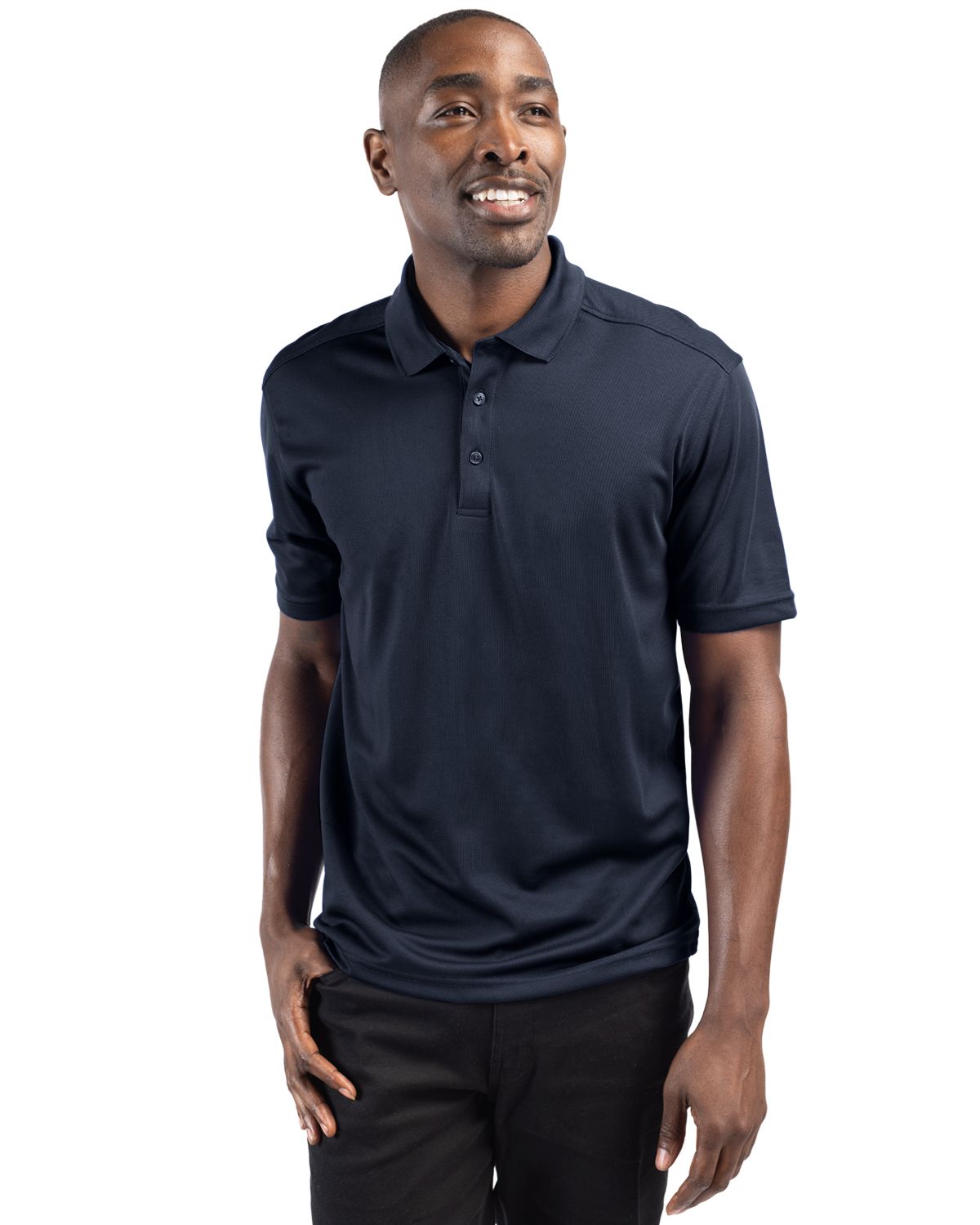 Clique Spin Solution-dyed Performance Pique Mens Polo - MQK00075