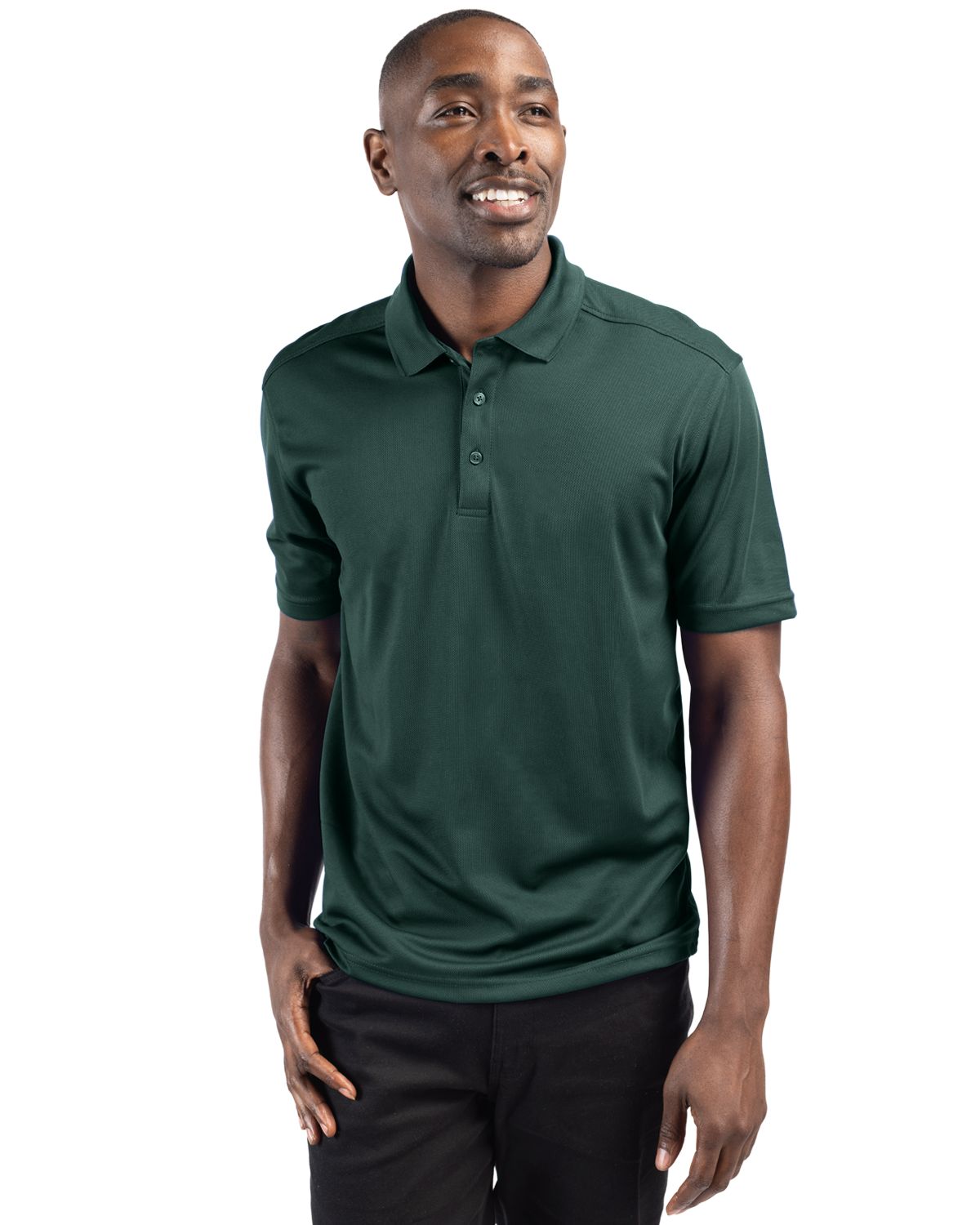 Clique Spin Solution-dyed Performance Pique Mens Polo - MQK00075