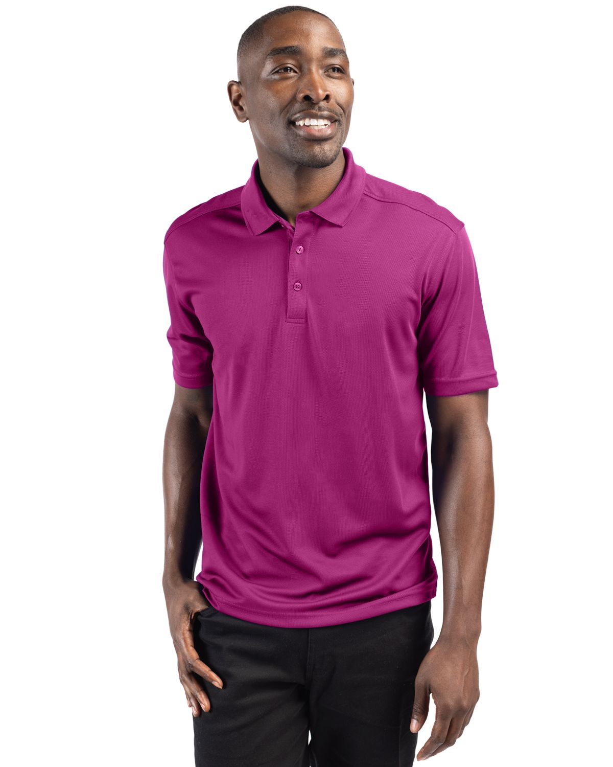 Clique Spin Solution-dyed Performance Pique Mens Polo - MQK00075