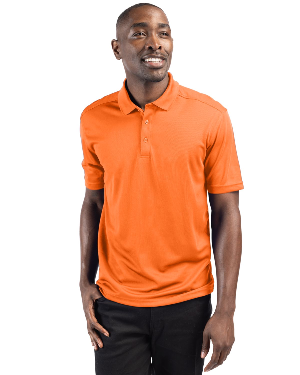 Clique Spin Solution-dyed Performance Pique Mens Polo - MQK00075