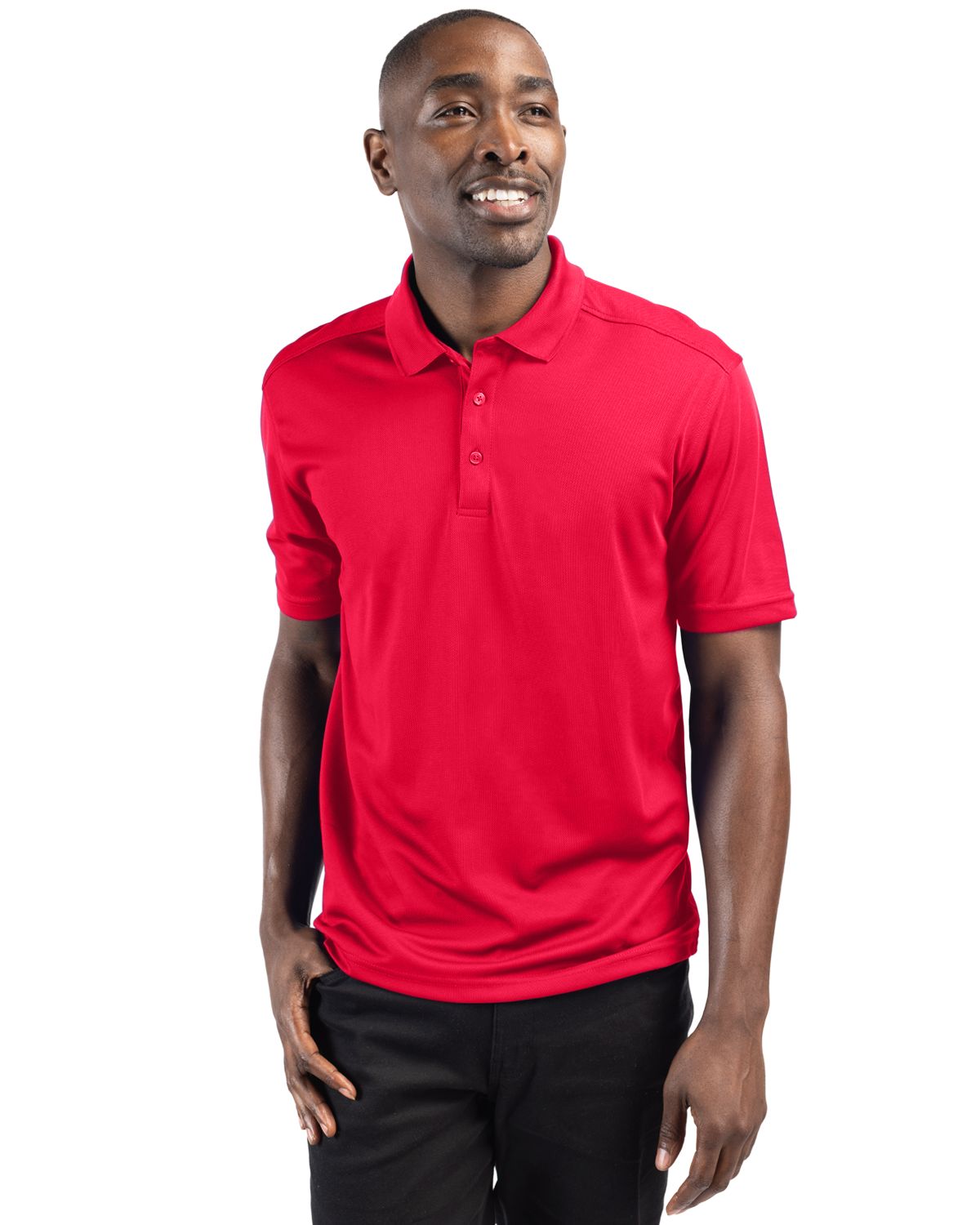 Clique Spin Solution-dyed Performance Pique Mens Polo - MQK00075