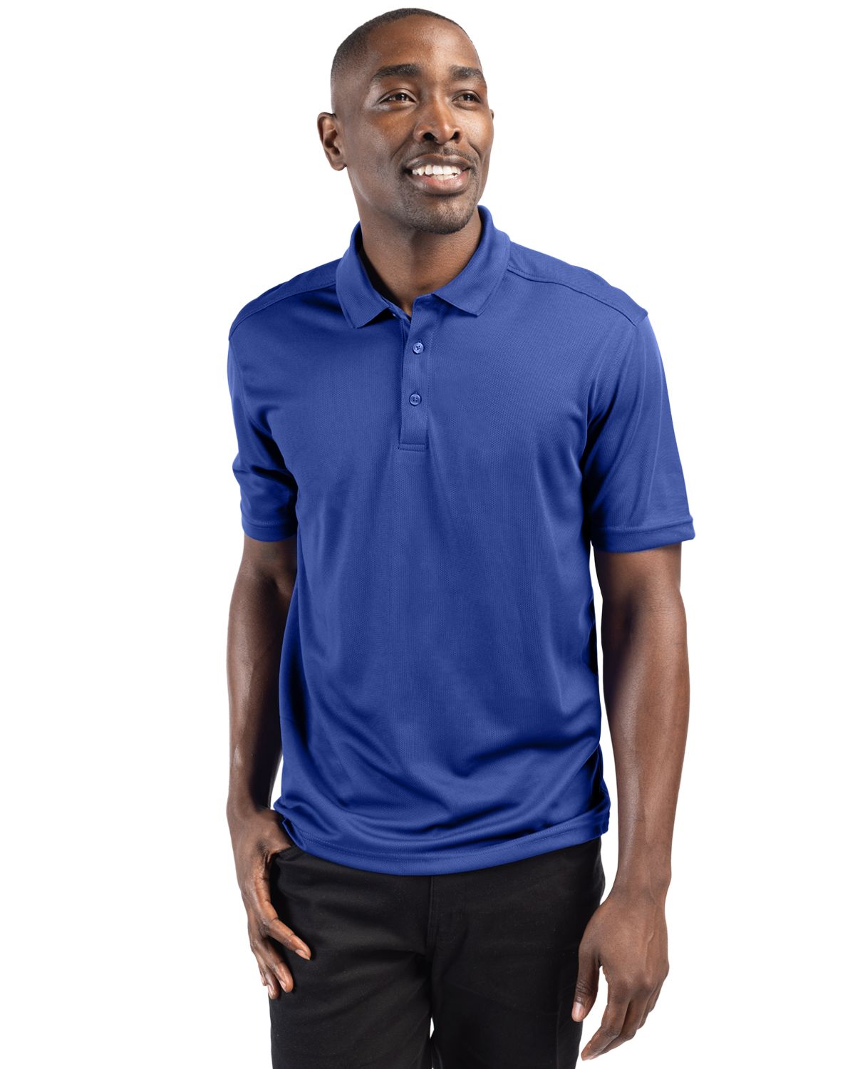 Clique Spin Solution-dyed Performance Pique Mens Polo - MQK00075