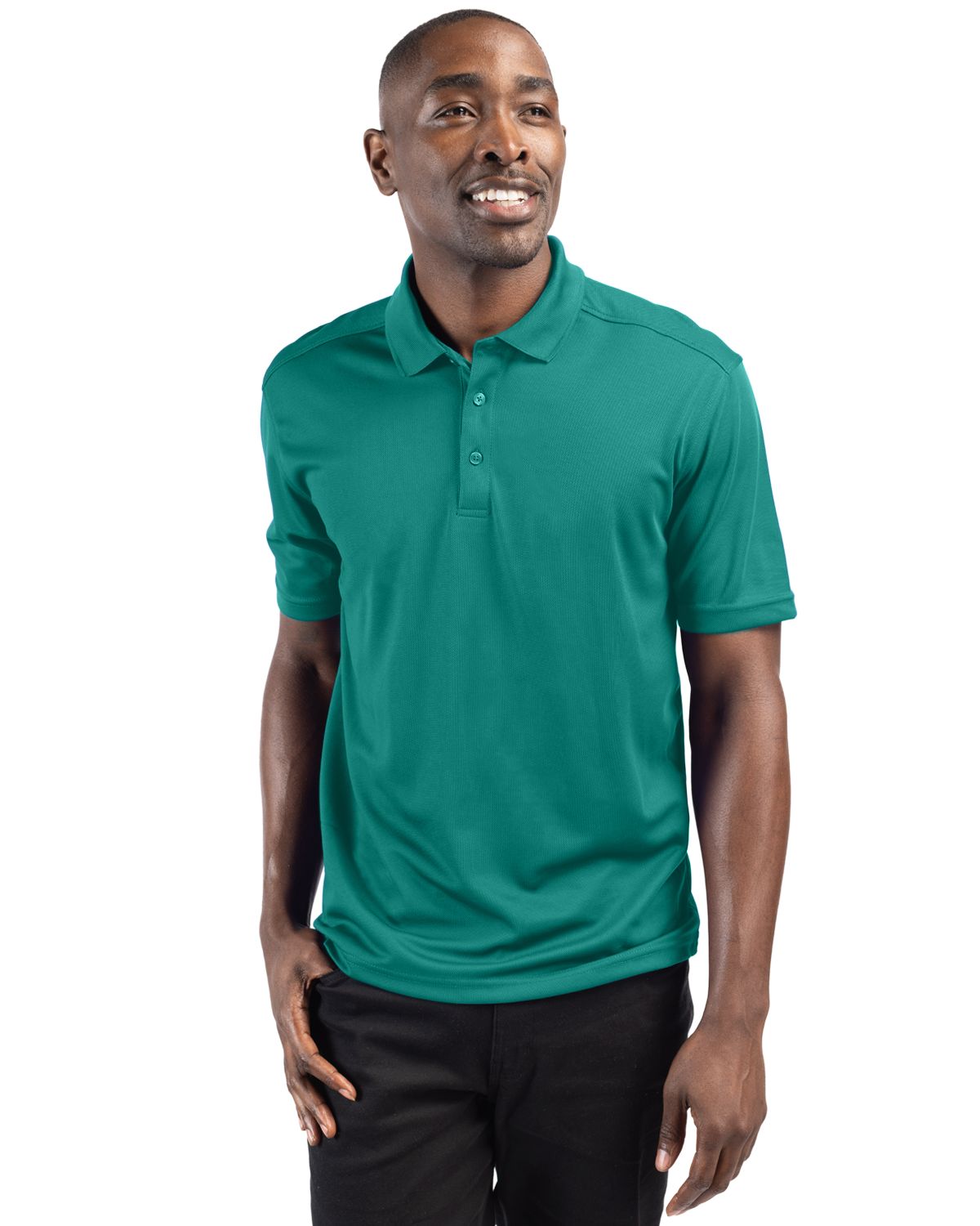 Clique Spin Solution-dyed Performance Pique Mens Polo - MQK00075