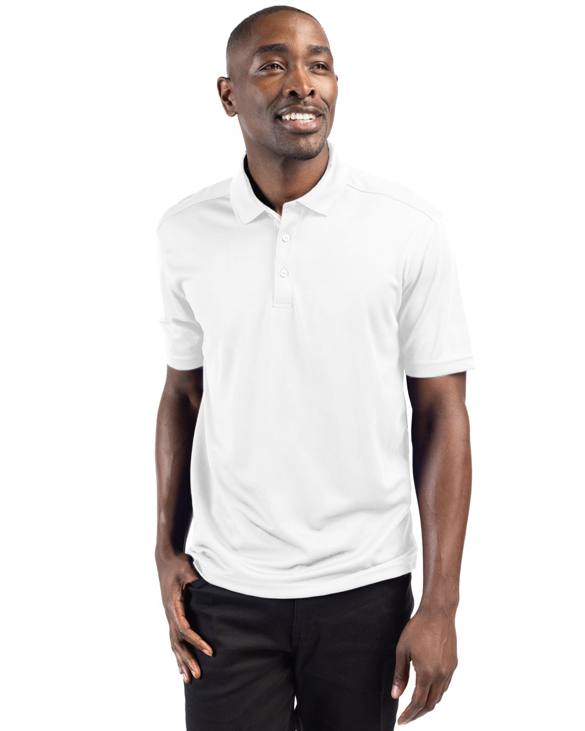 Clique Spin Solution-dyed Performance Pique Mens Polo - MQK00075