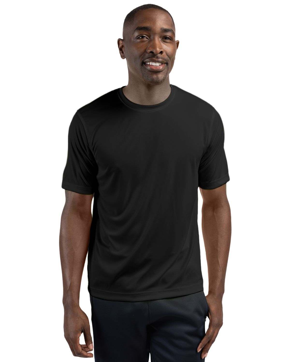 Clique Spin Solution-dyed Performance Jersey Mens Short Sleeve Tee - MQK00076