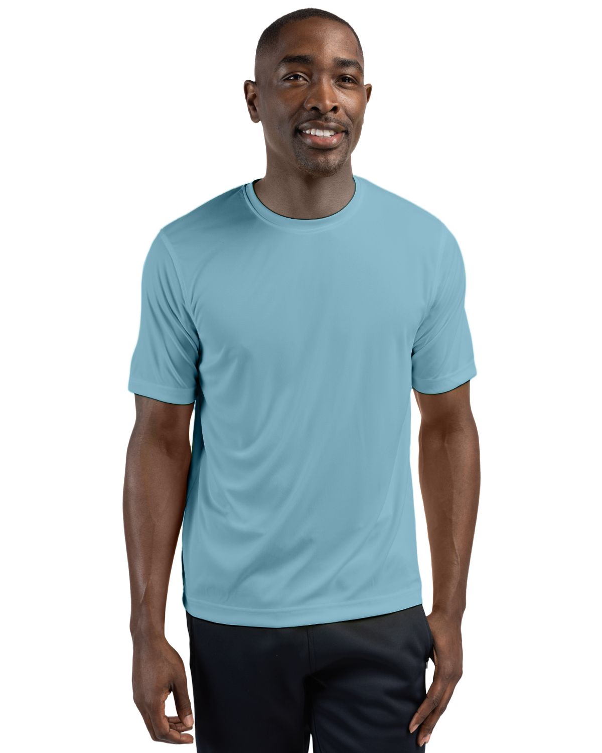 Clique Spin Solution-dyed Performance Jersey Mens Short Sleeve Tee - MQK00076