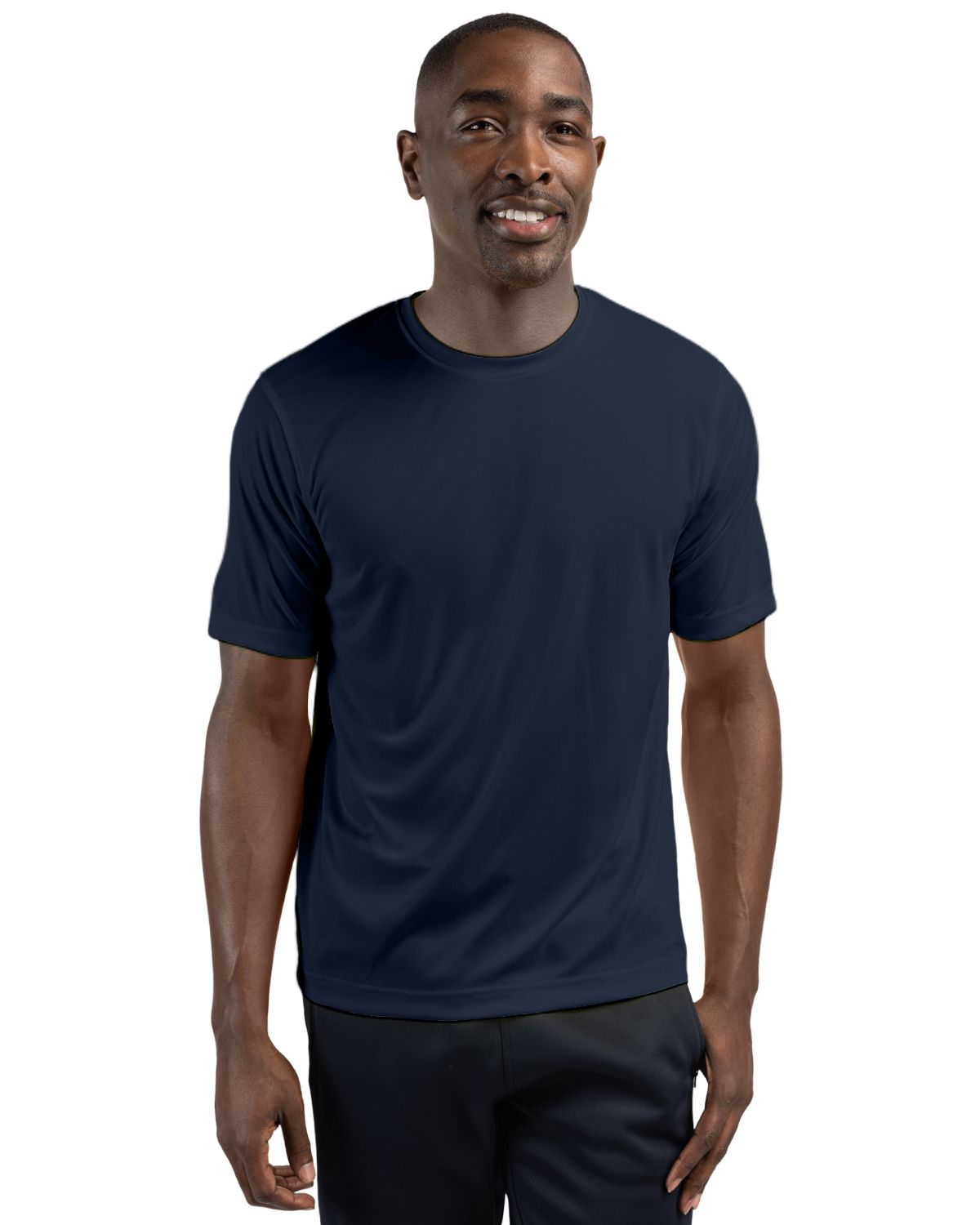 Clique Spin Solution-dyed Performance Jersey Mens Short Sleeve Tee - MQK00076