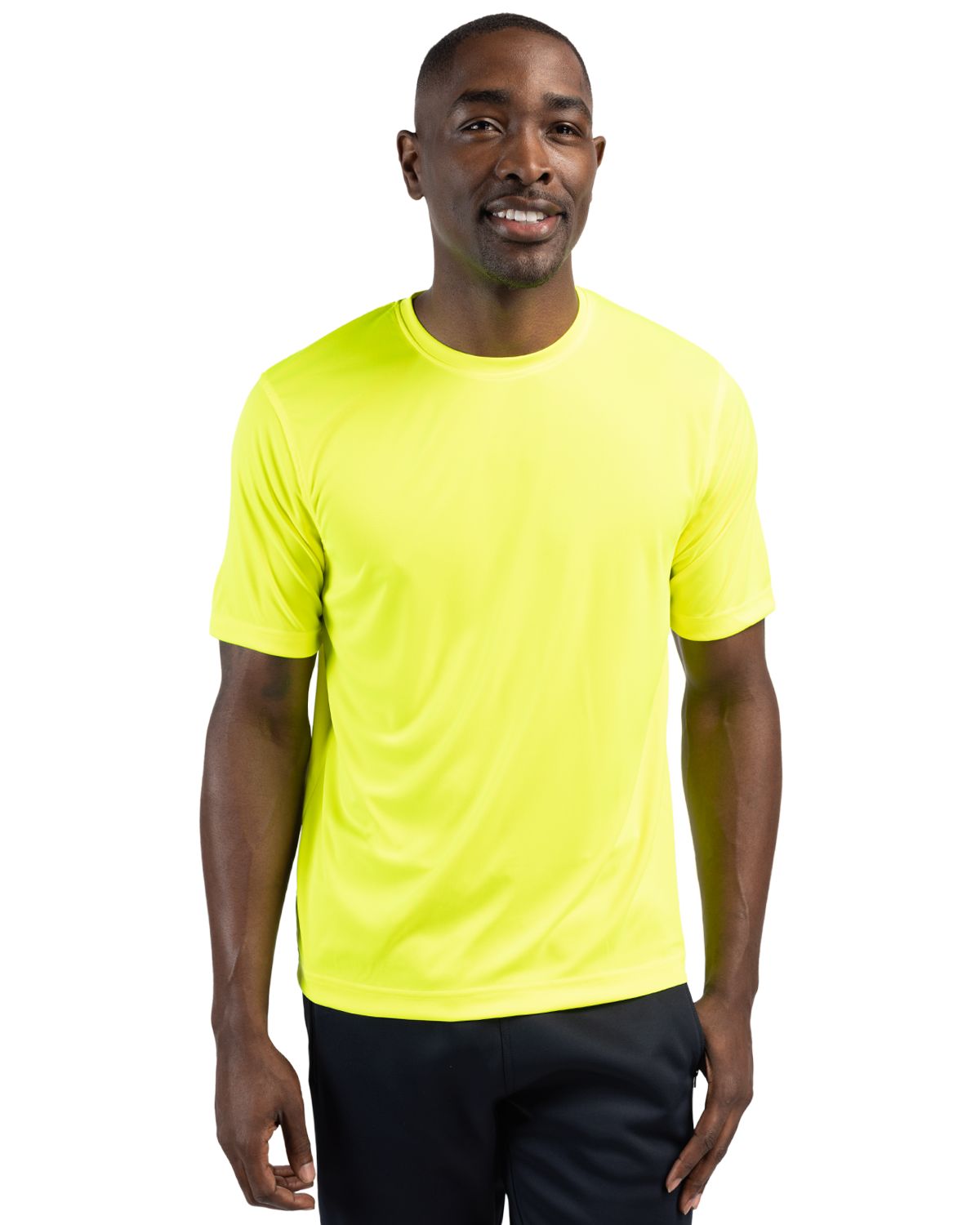 Clique Spin Solution-dyed Performance Jersey Mens Short Sleeve Tee - MQK00076