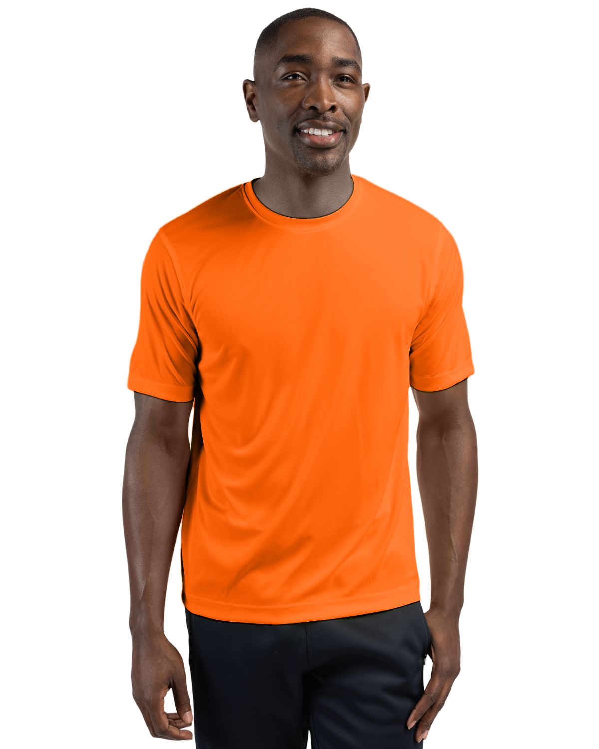 Clique Spin Solution-dyed Performance Jersey Mens Short Sleeve Tee - MQK00076