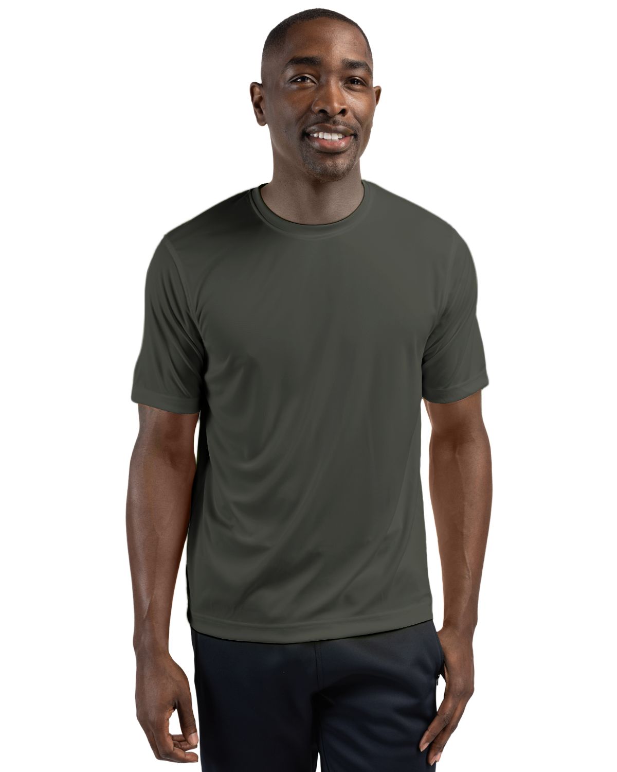 Clique Spin Solution-dyed Performance Jersey Mens Short Sleeve Tee - MQK00076