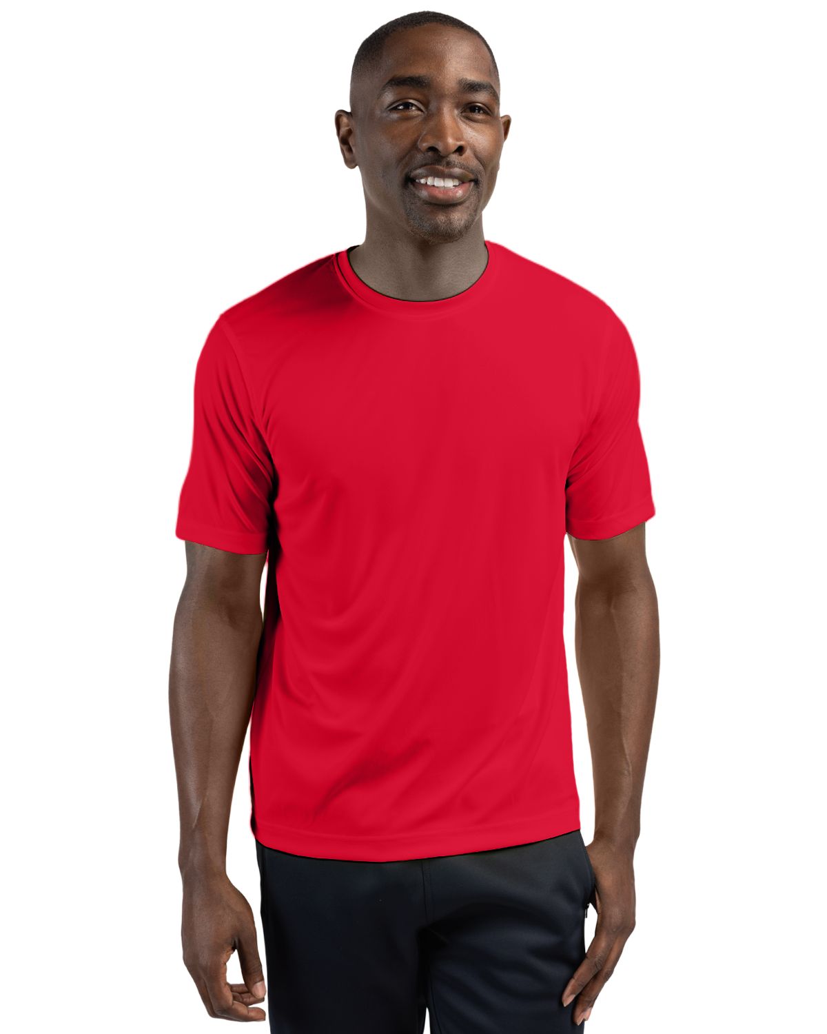 Clique Spin Solution-dyed Performance Jersey Mens Short Sleeve Tee - MQK00076