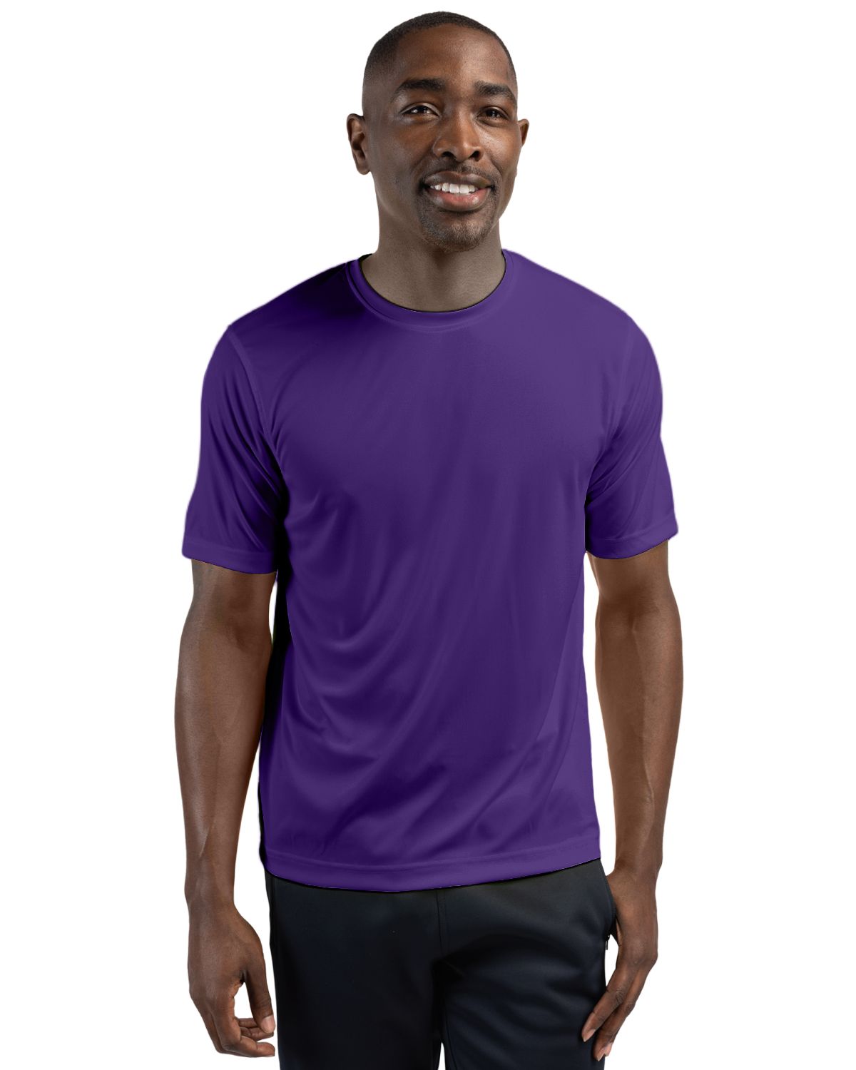 Clique Spin Solution-dyed Performance Jersey Mens Short Sleeve Tee - MQK00076