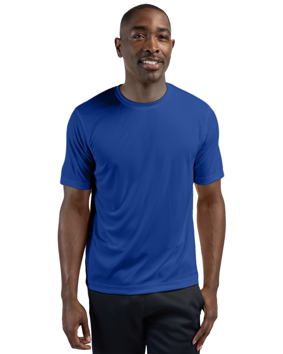 Clique Spin Solution-dyed Performance Jersey Mens Short Sleeve Tee - MQK00076