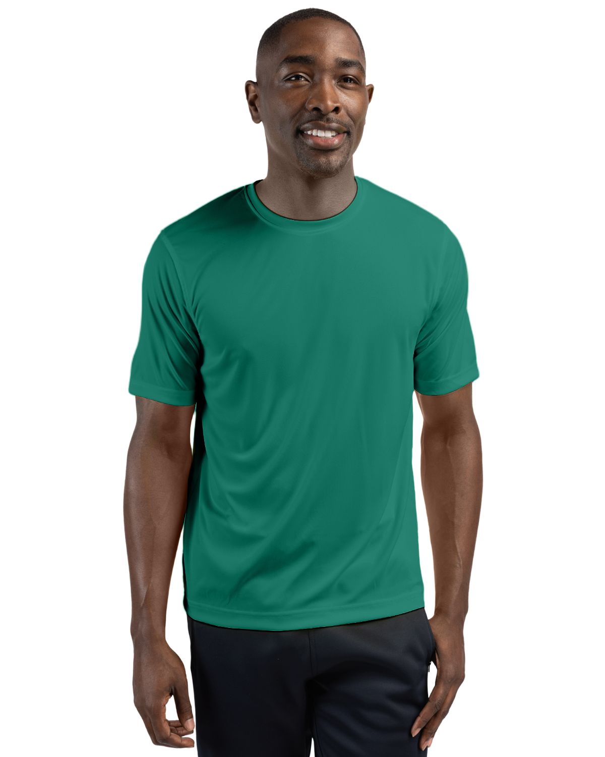 Clique Spin Solution-dyed Performance Jersey Mens Short Sleeve Tee - MQK00076