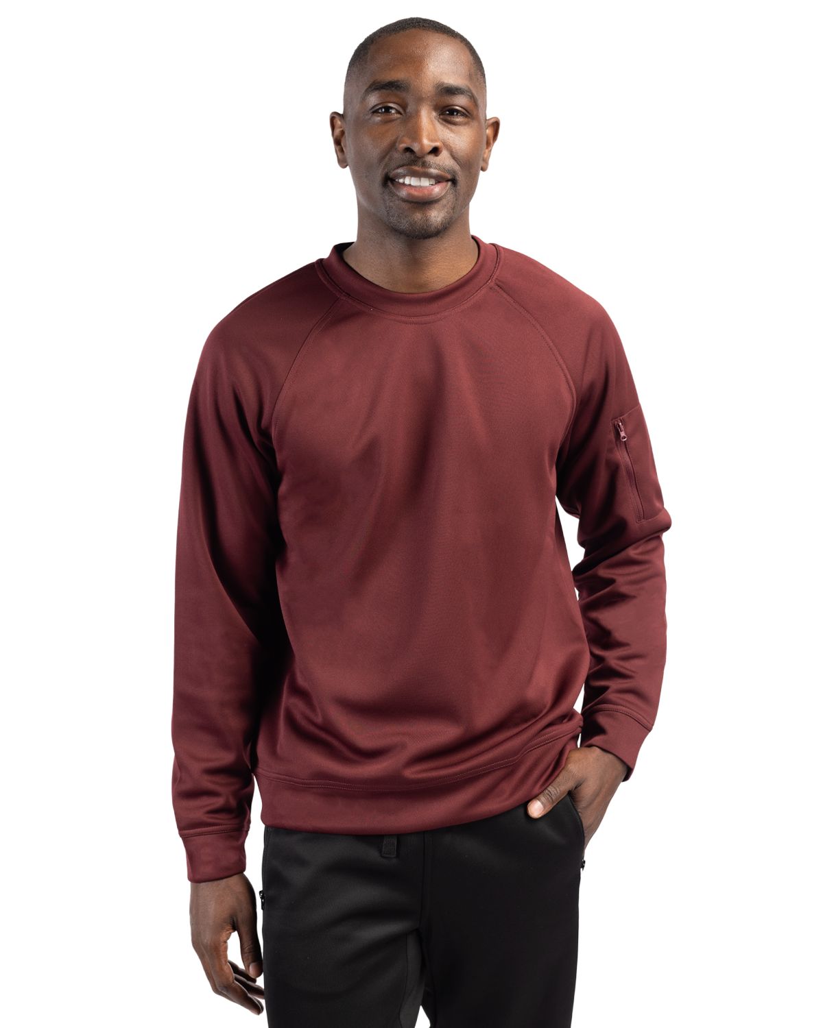 Clique Lift Solution-dyed Performance Unisex Crewneck Sweatshirt - MQK00104