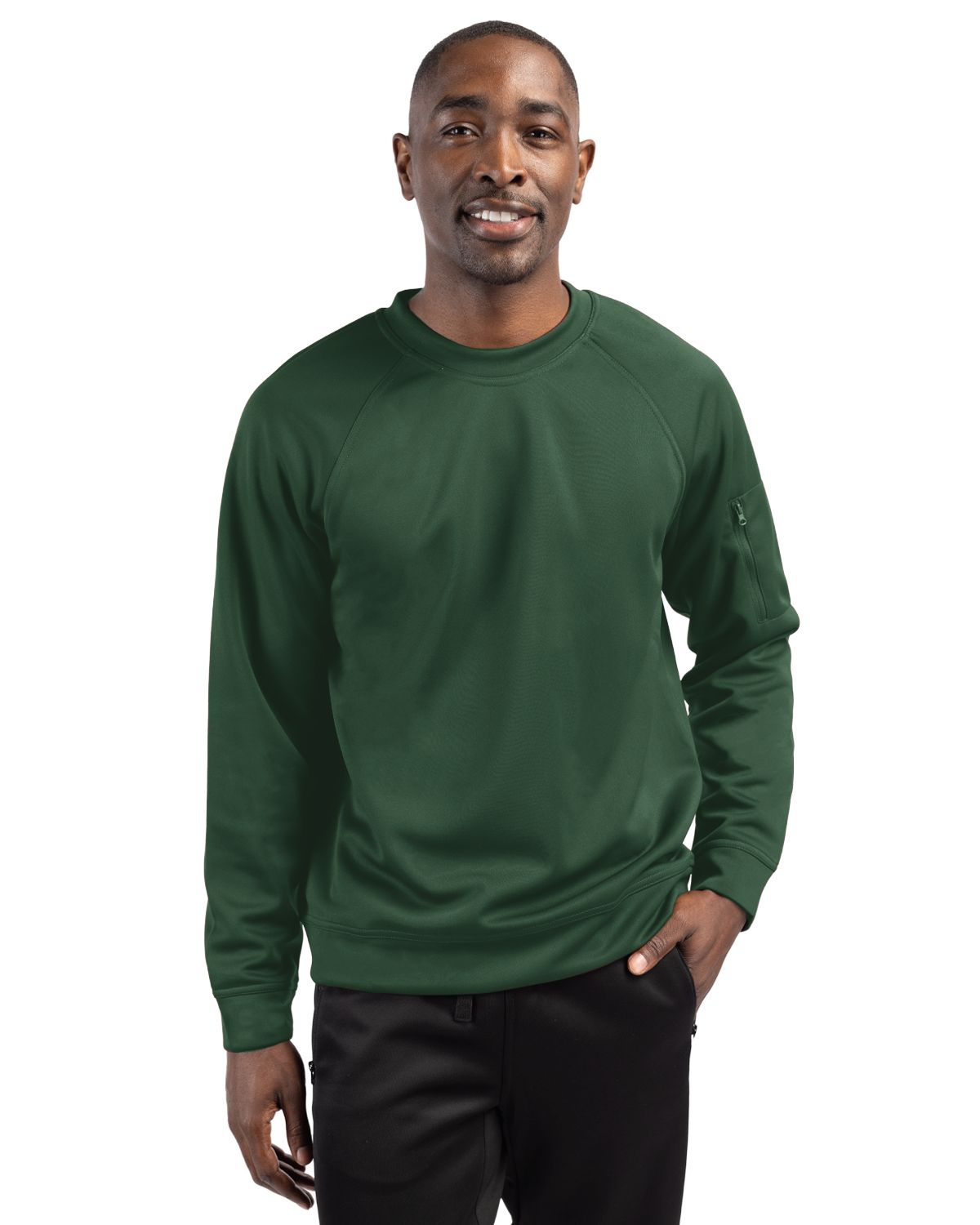 Clique Lift Solution-dyed Performance Unisex Crewneck Sweatshirt - MQK00104