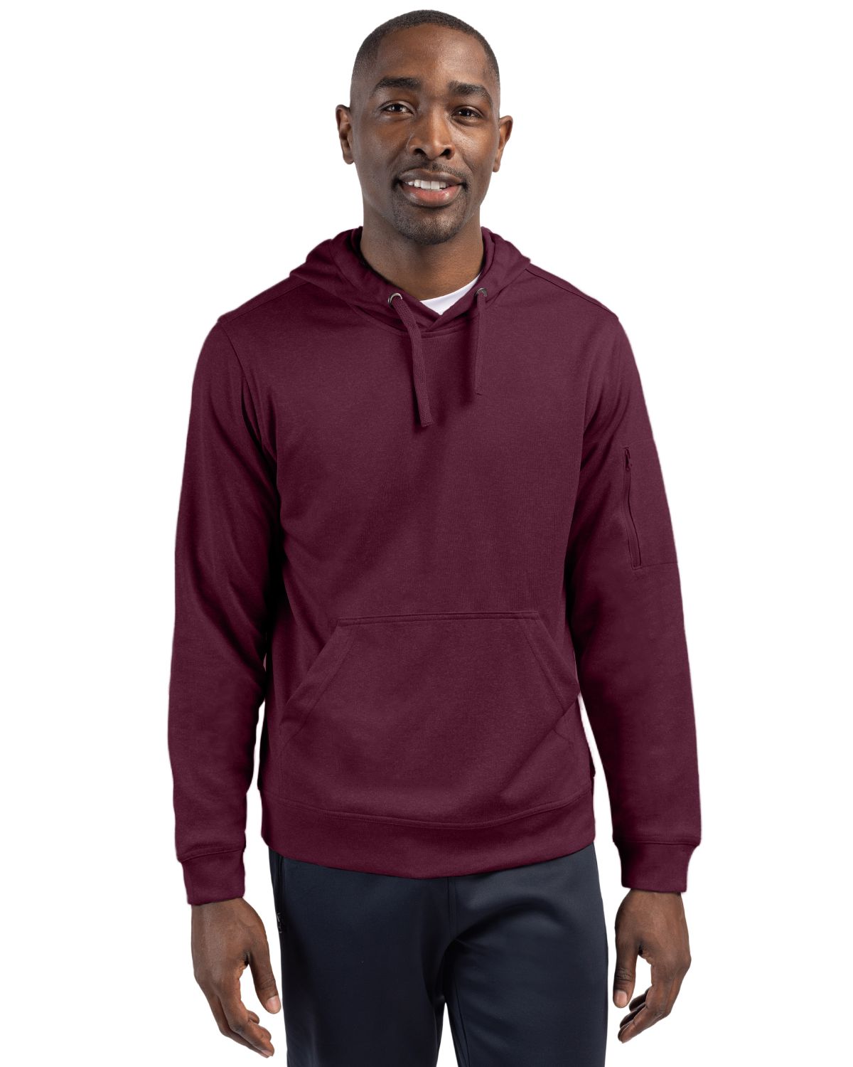 Clique Lift Solution-dyed Performance Unisex Hooded Pullover Sweatshirt - MQK00105