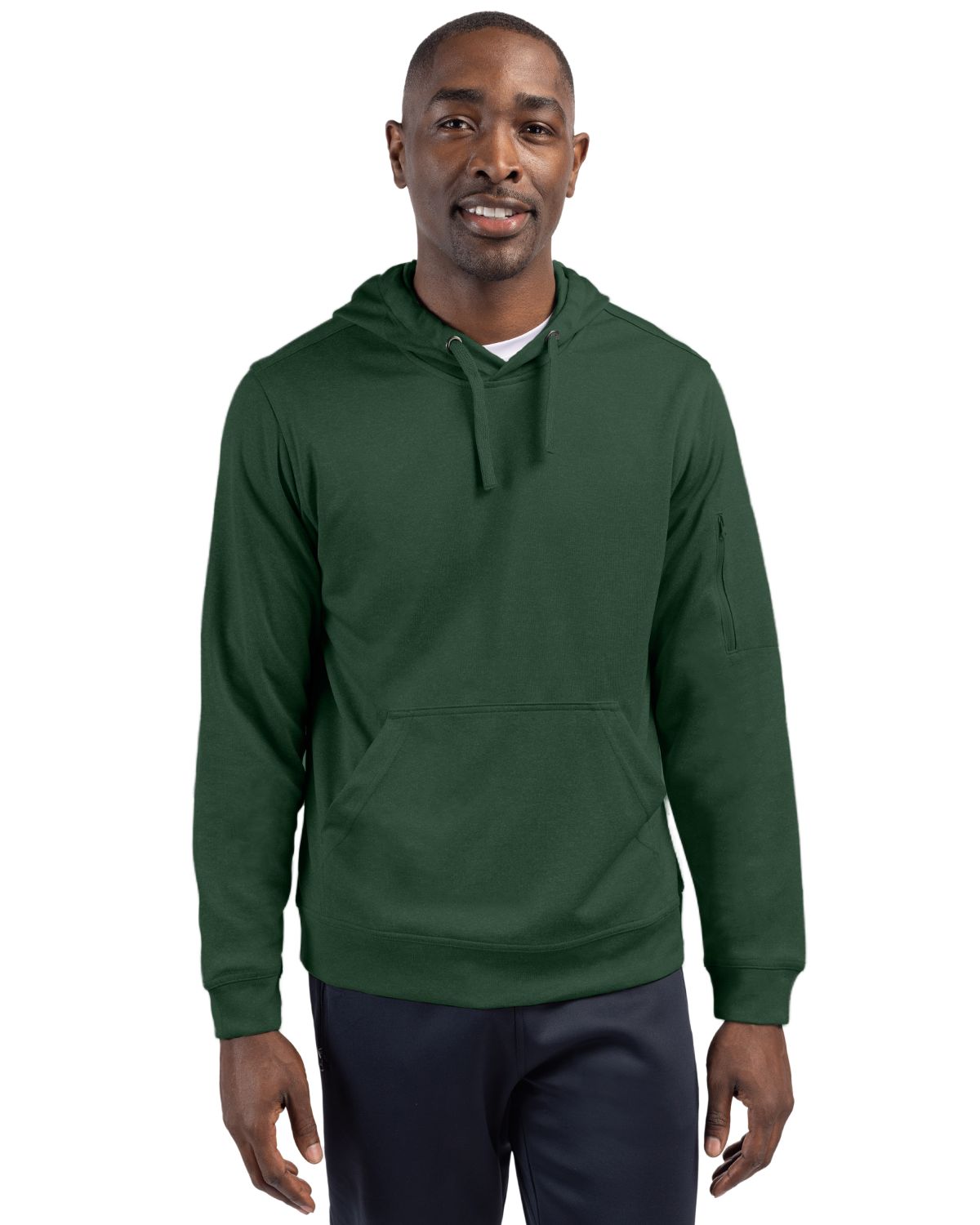 Clique Lift Solution-dyed Performance Unisex Hooded Pullover Sweatshirt - MQK00105