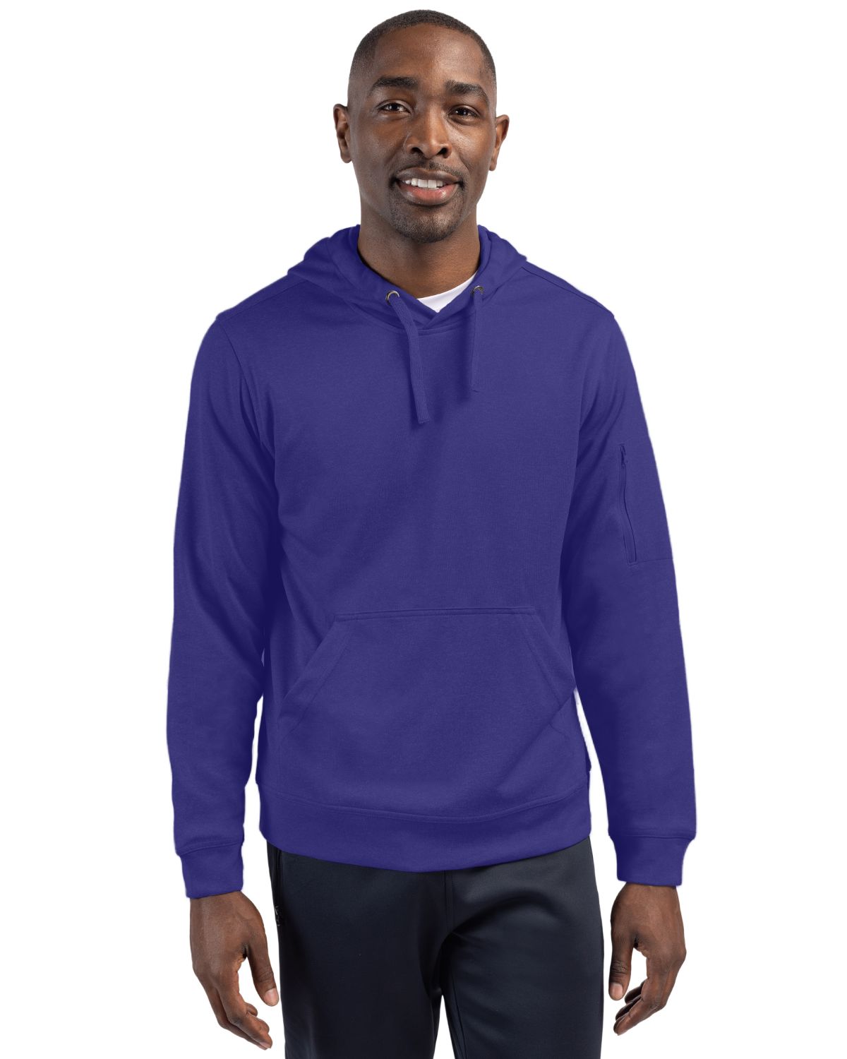 Clique Lift Solution-dyed Performance Unisex Hooded Pullover Sweatshirt - MQK00105