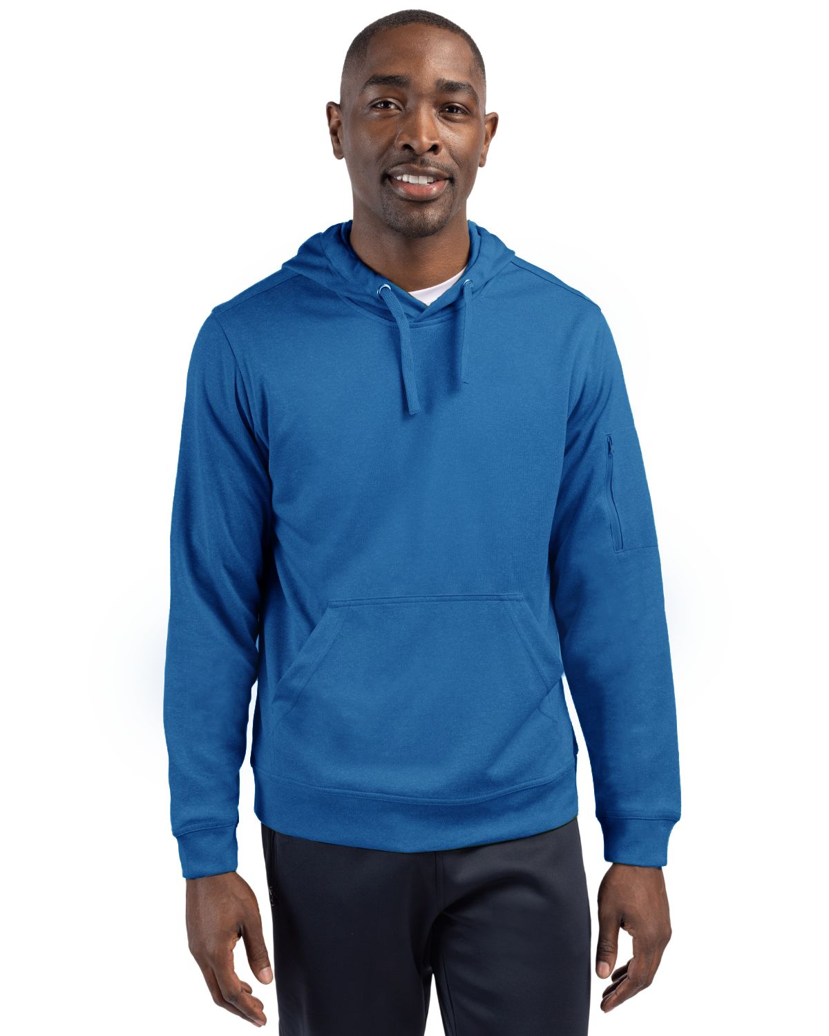 Clique Lift Solution-dyed Performance Unisex Hooded Pullover Sweatshirt - MQK00105