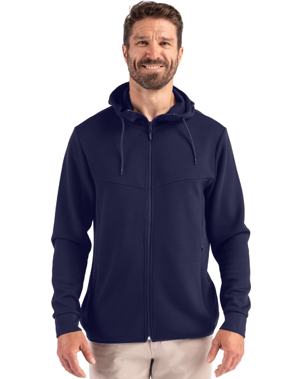 Clique Haven Recycled Mens Full Zip Hooded Sweatshirt - MQK00118