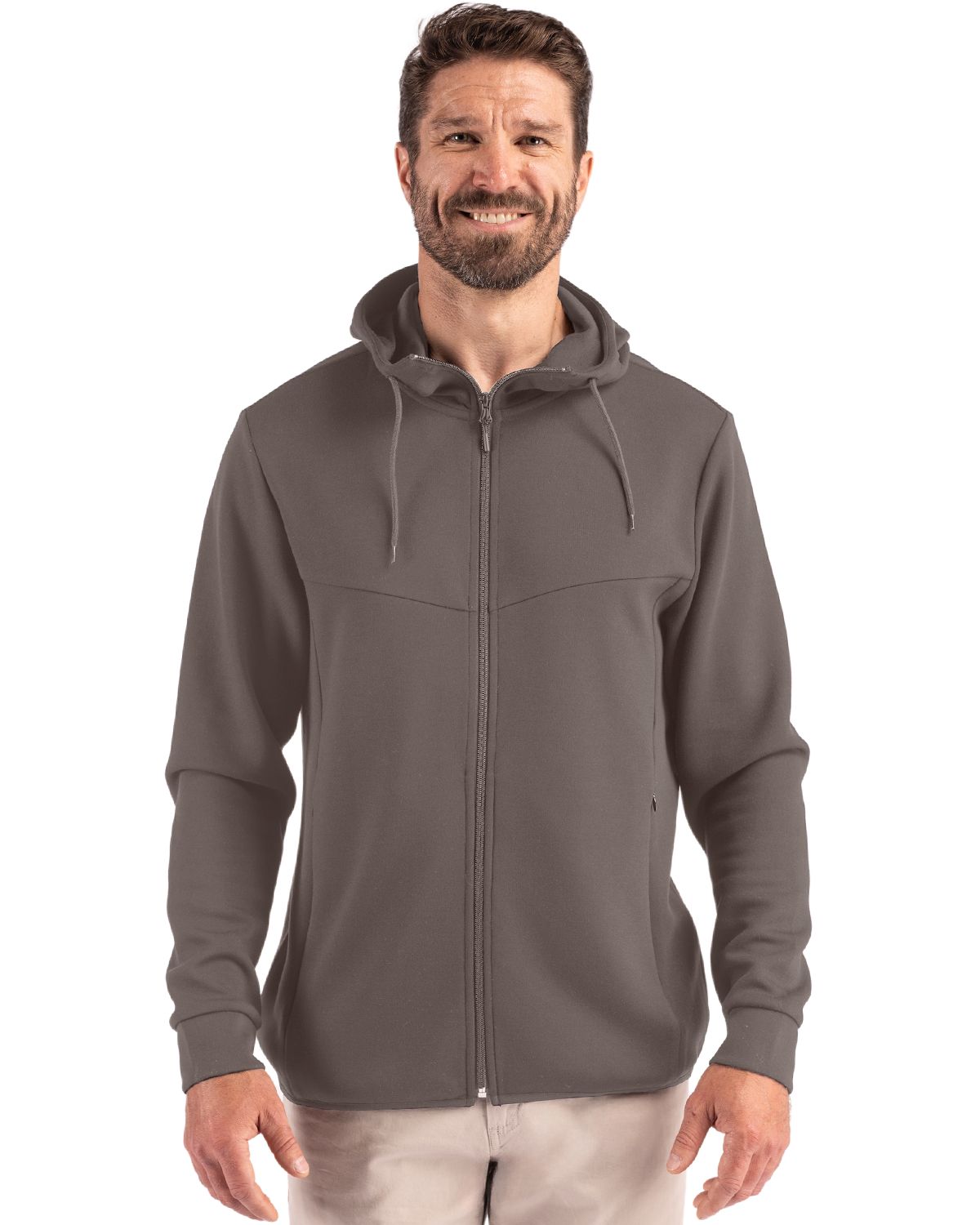 Clique Haven Recycled Mens Full Zip Hooded Sweatshirt - MQK00118