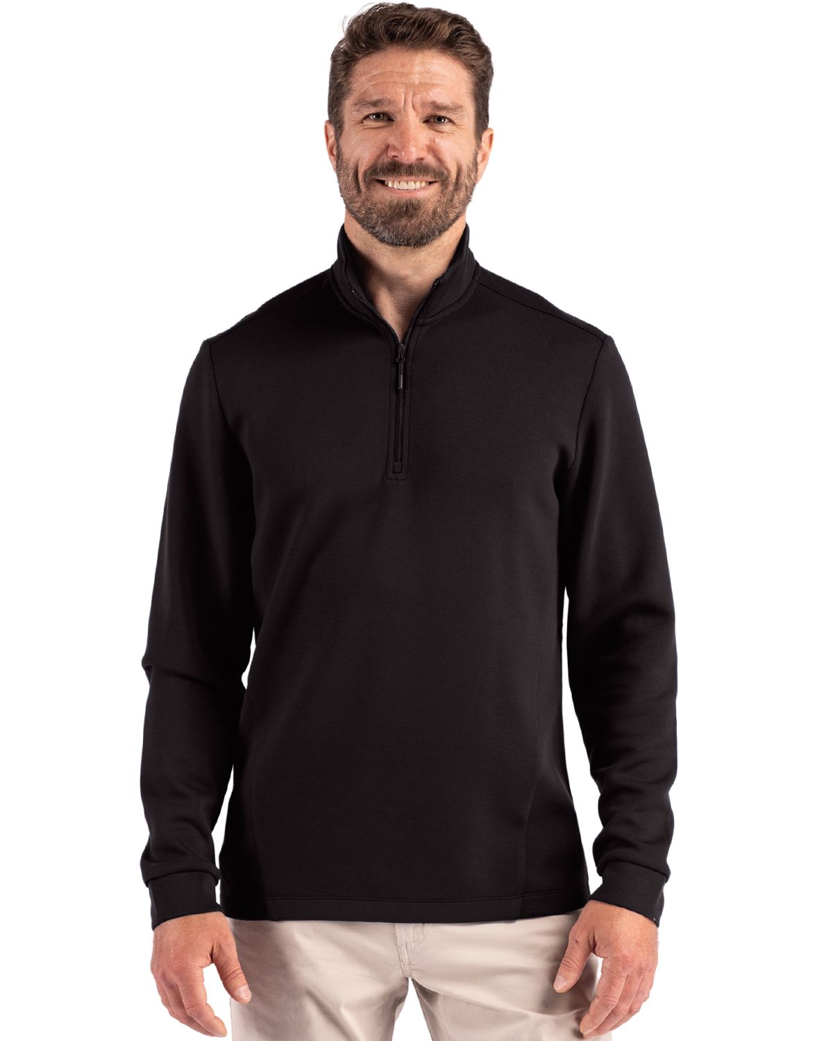Clique Haven Recycled Mens Quarter Zip Sweatshirt - MQK00119