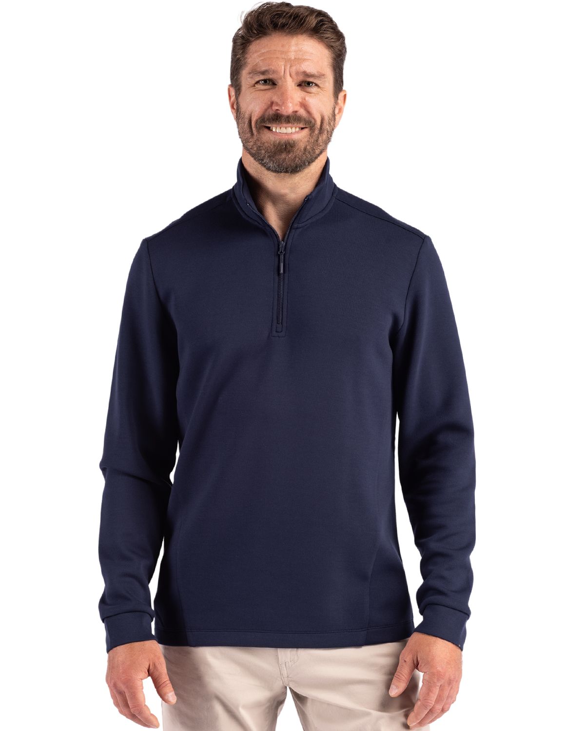 Clique Haven Recycled Mens Quarter Zip Sweatshirt - MQK00119