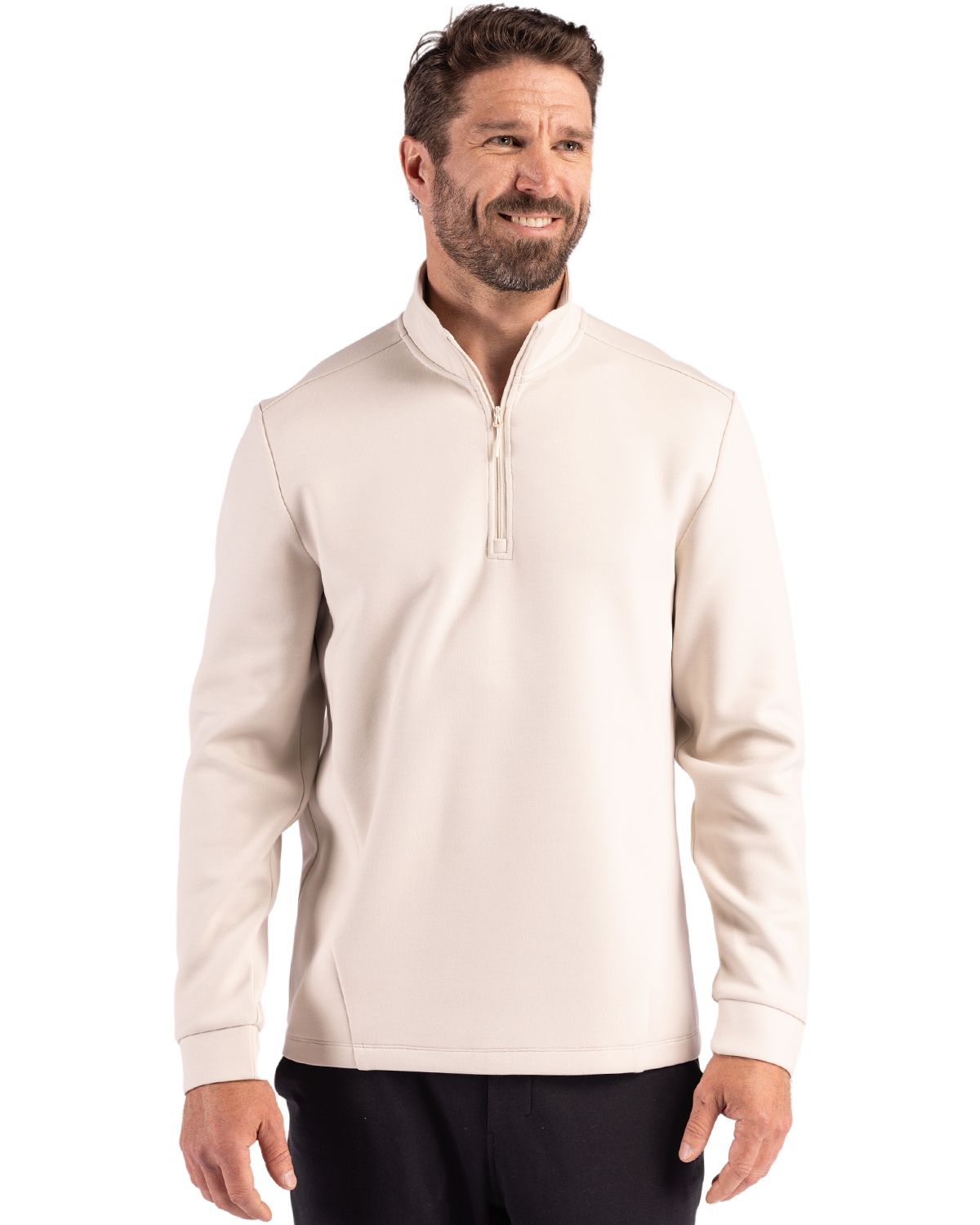 Clique Haven Recycled Mens Quarter Zip Sweatshirt - MQK00119