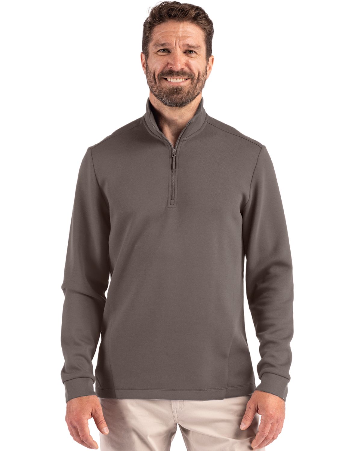 Clique Haven Recycled Mens Quarter Zip Sweatshirt - MQK00119