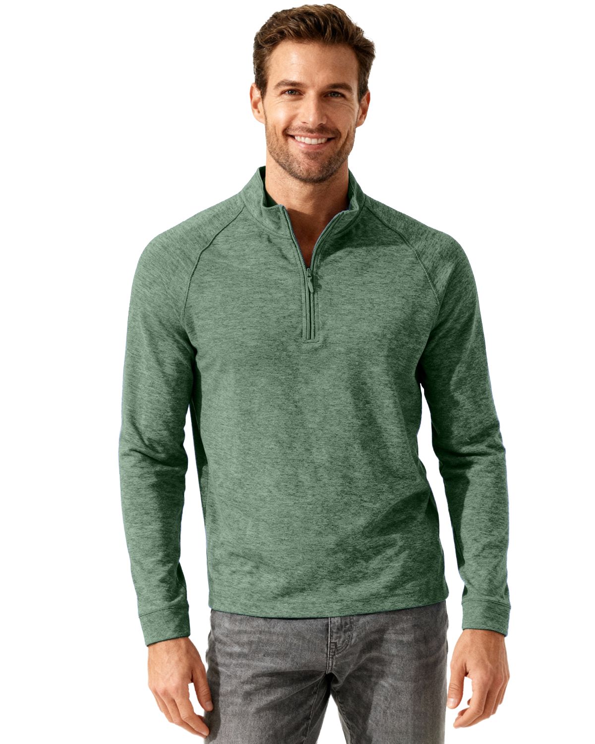 Clique Dash Recycled Mens Quarter Zip Sweatshirt - MQK00120